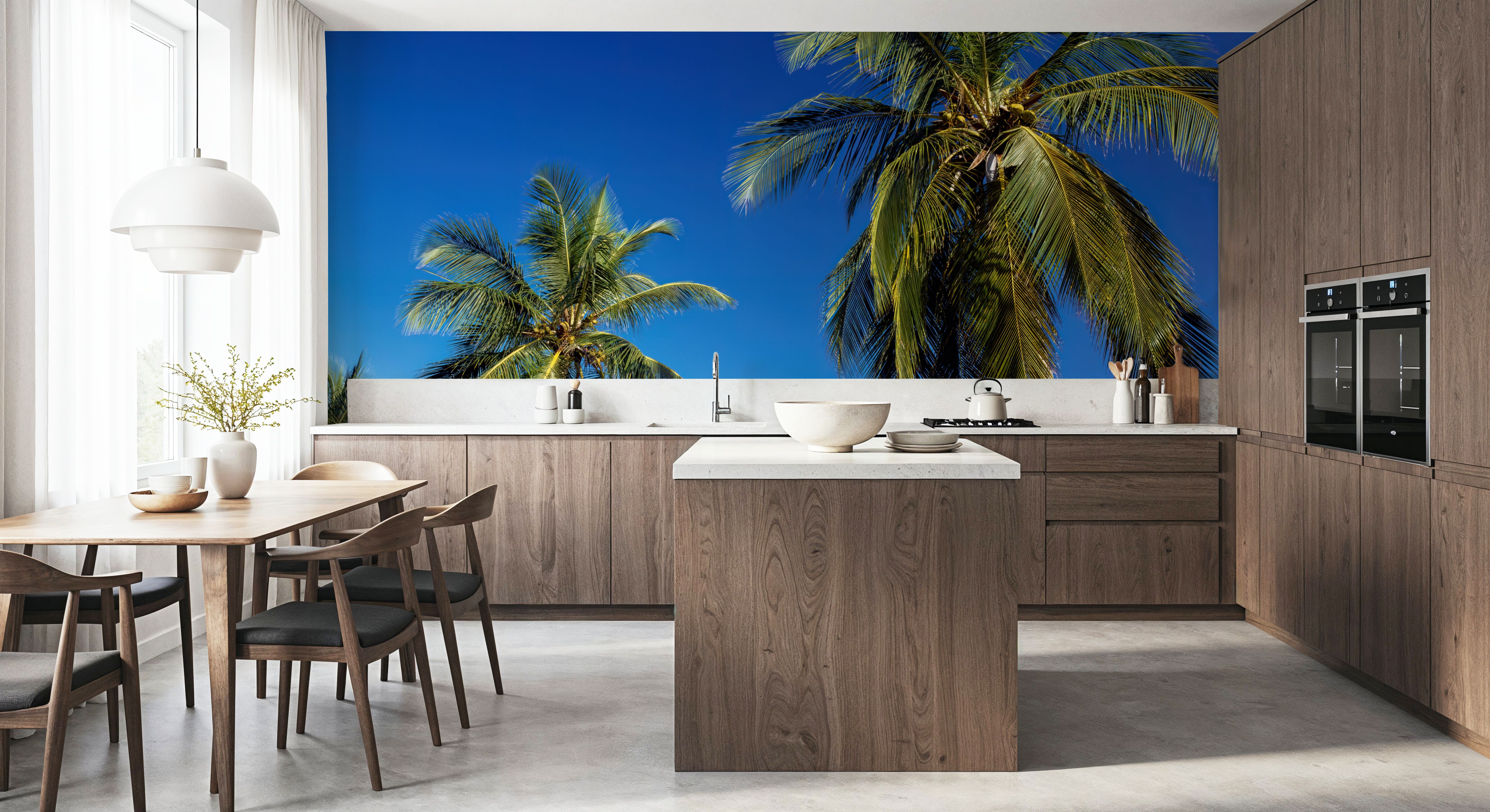 Azure Palms Horizontal