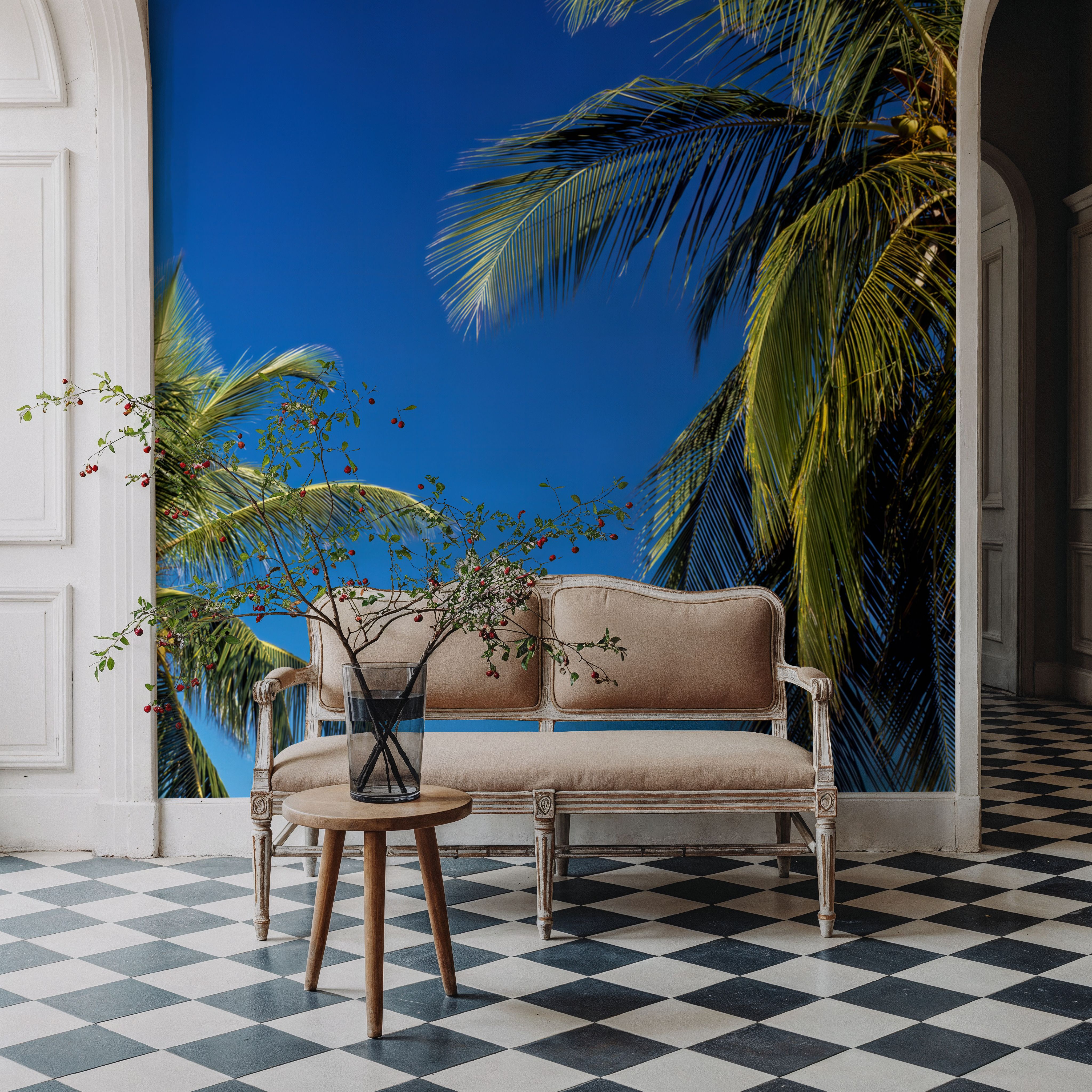 Azure Palms Horizontal