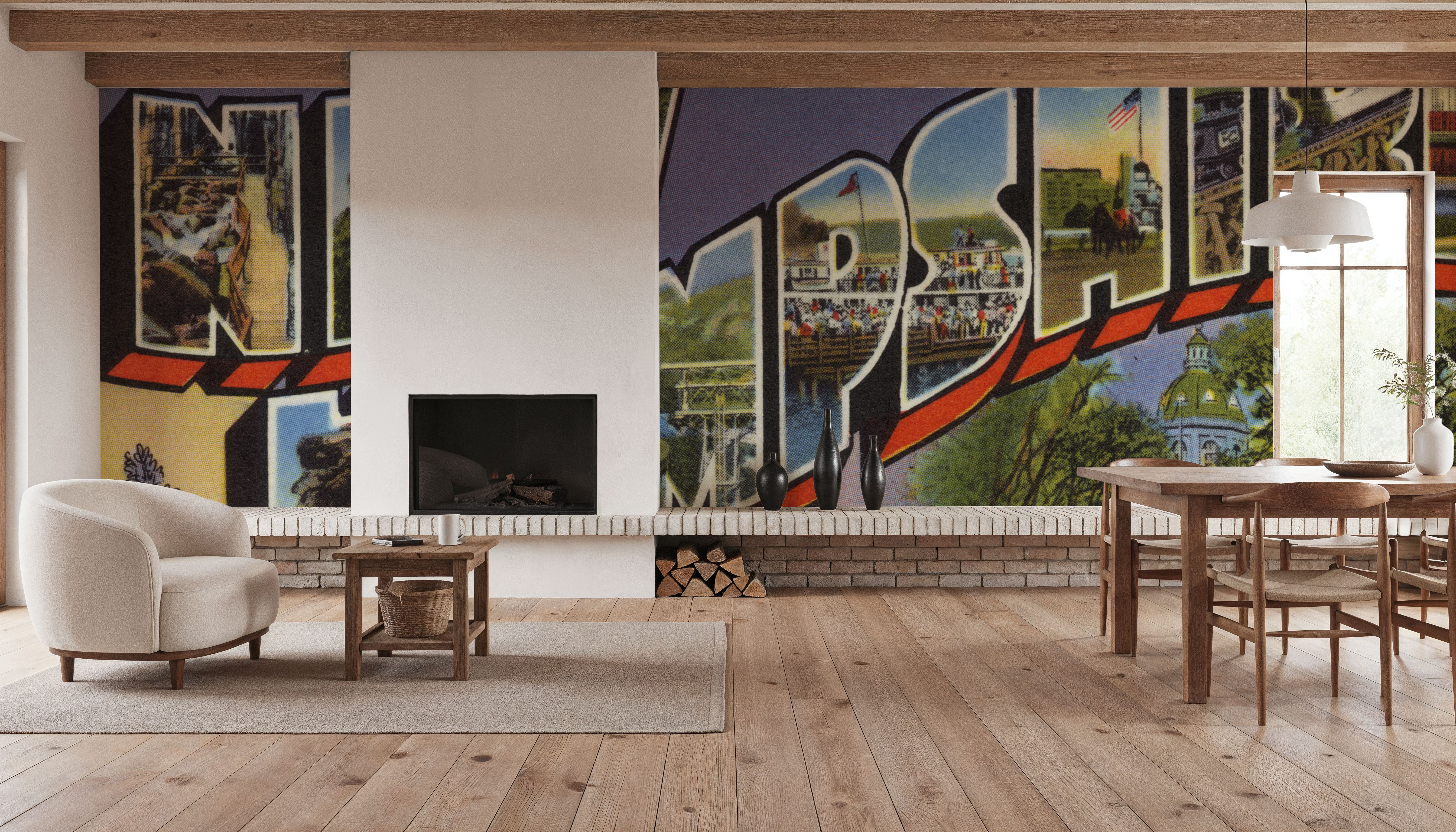 Greetings from New Hampshire - Screenprint Postcard