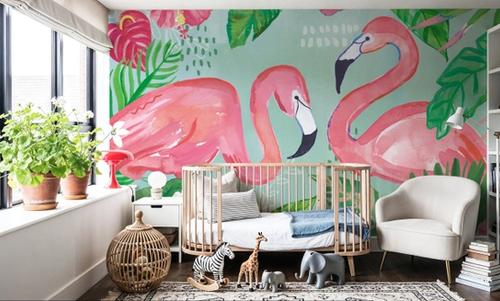 Fruity Flamingos I