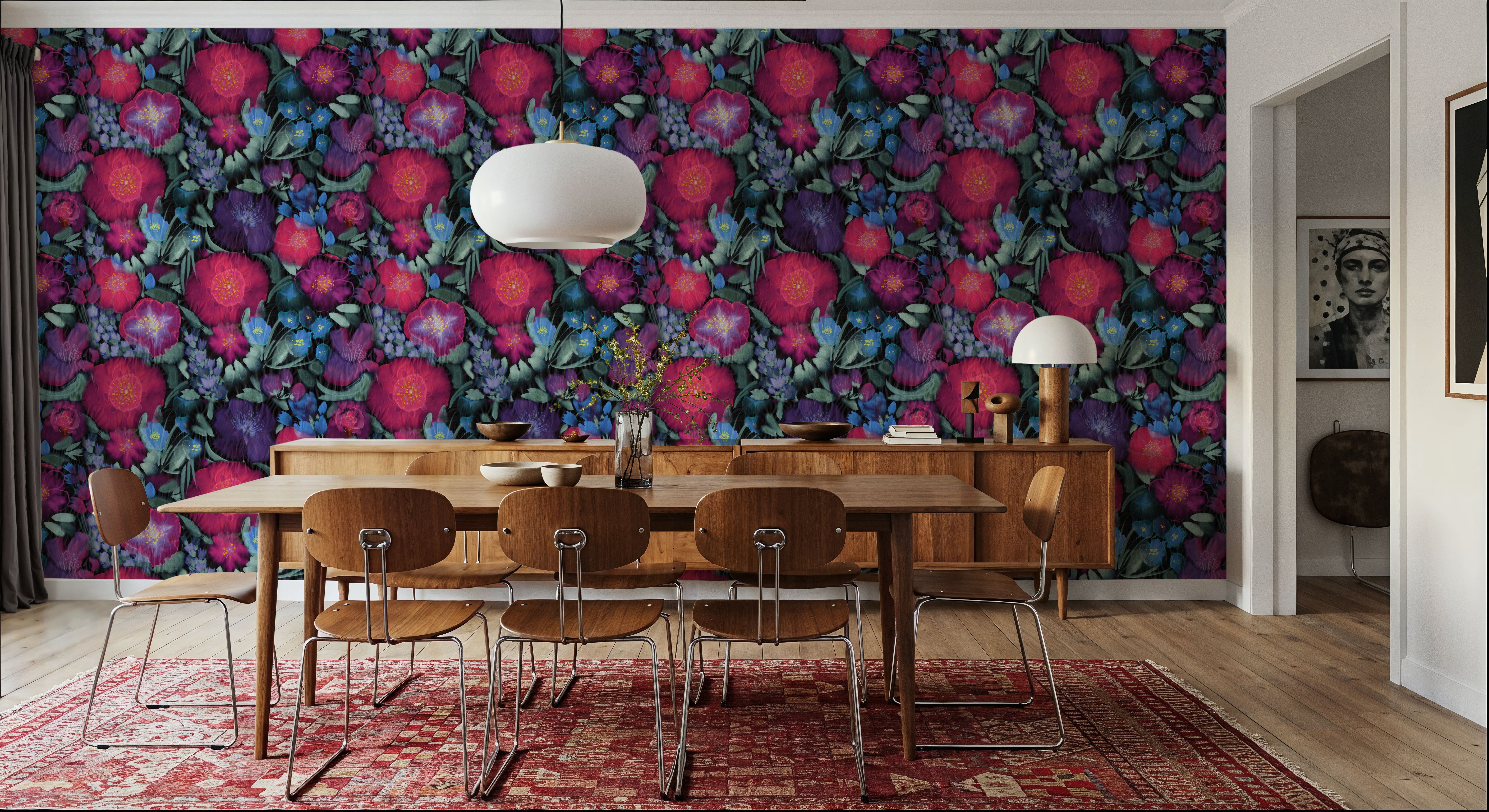 Flowershow Poppies, Cerise