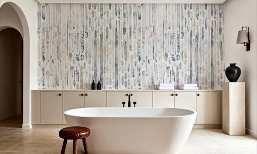 Feather Wall Blue
