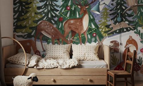 Animal Winter Scene