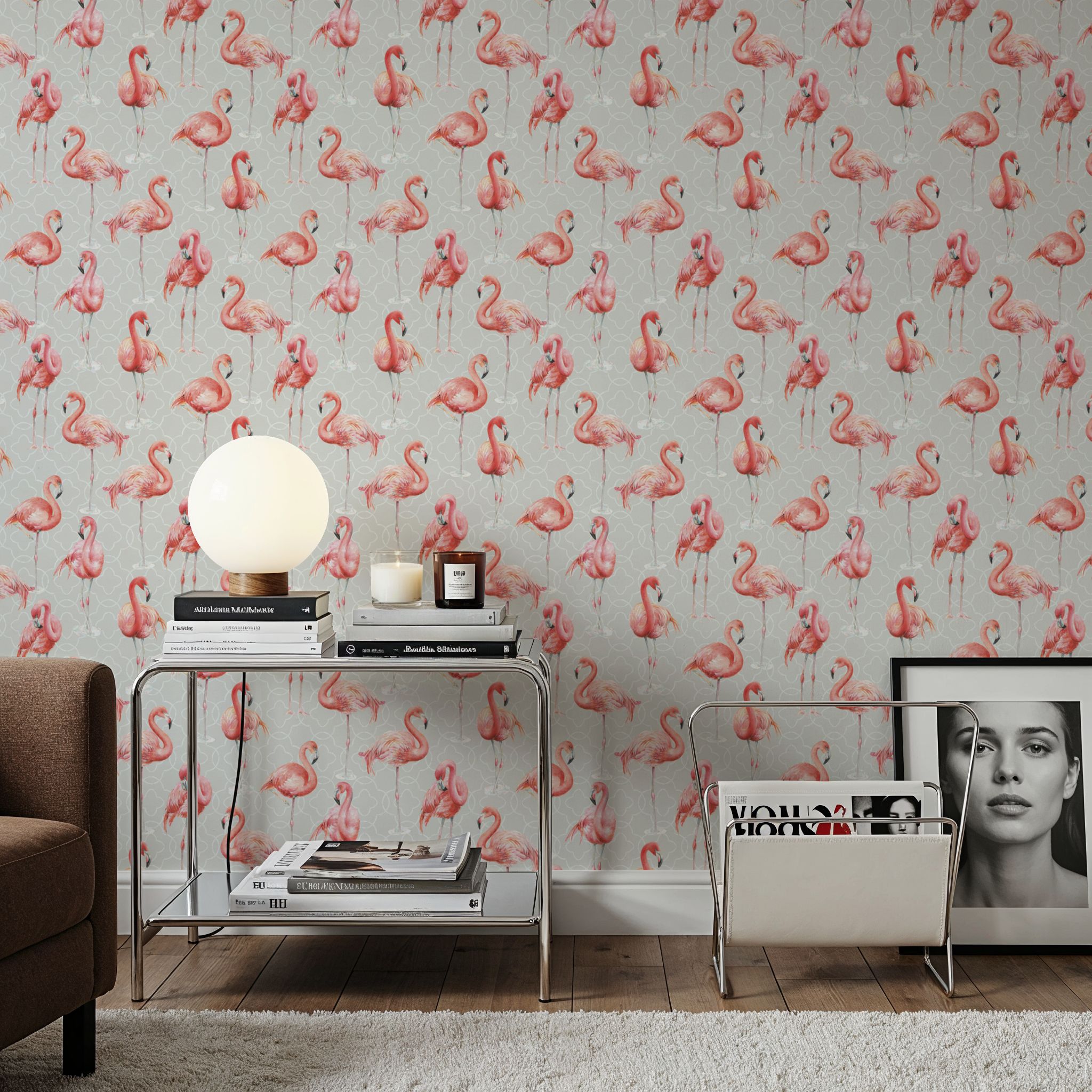 Flamingo Goals Gray