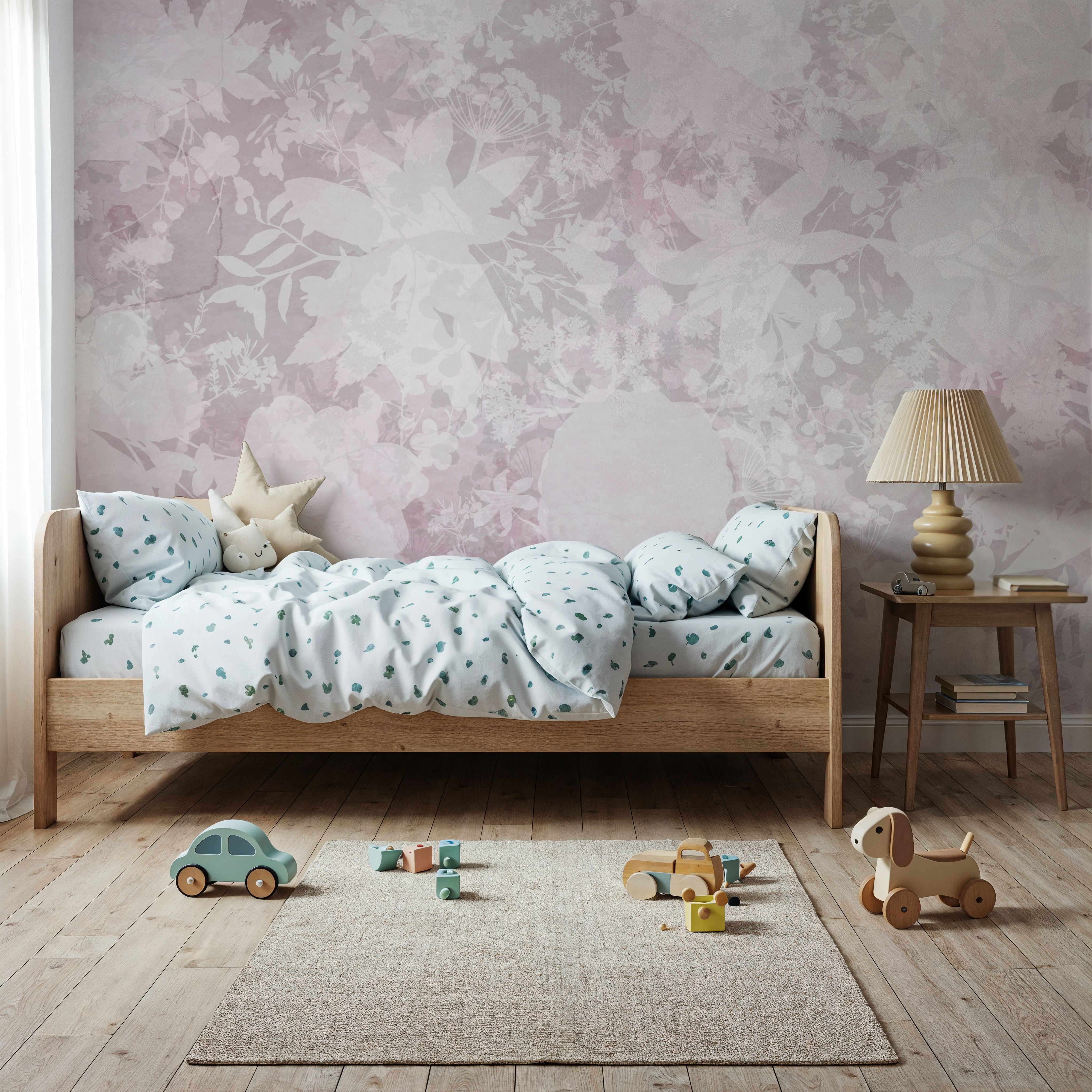 Flower Silhouette Red