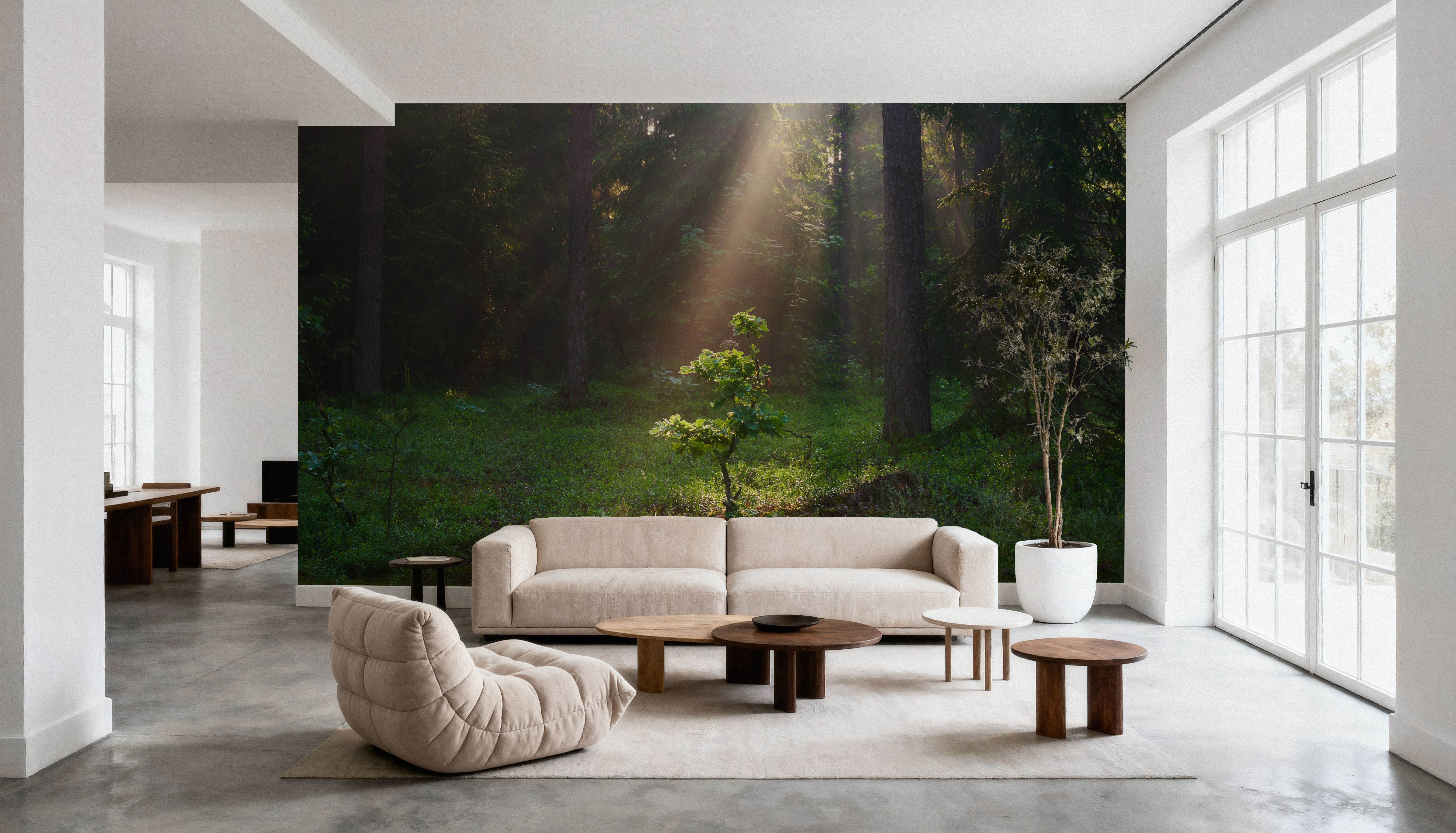 All alone Tree, Tapet