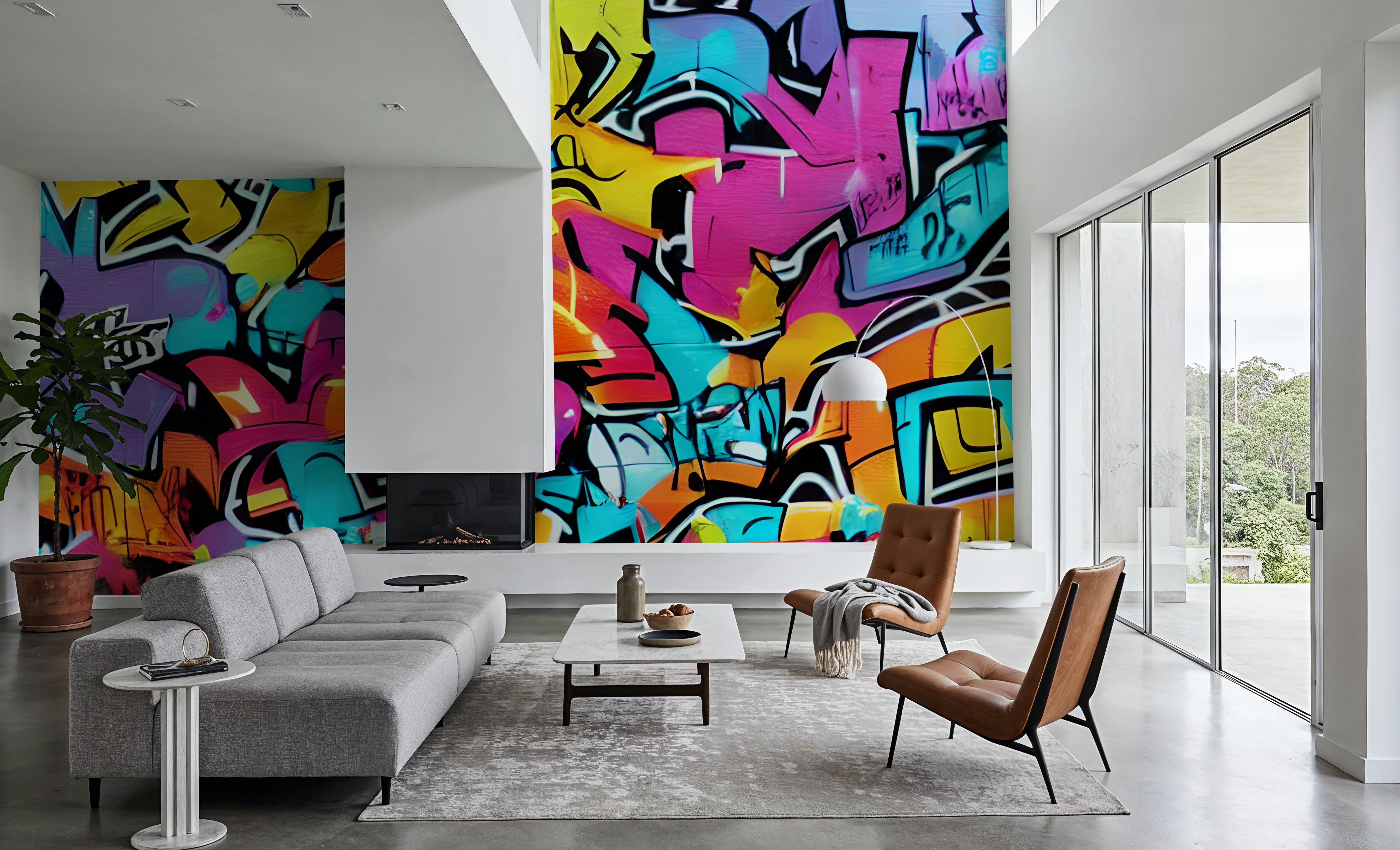 Superstars Right Here, Behang