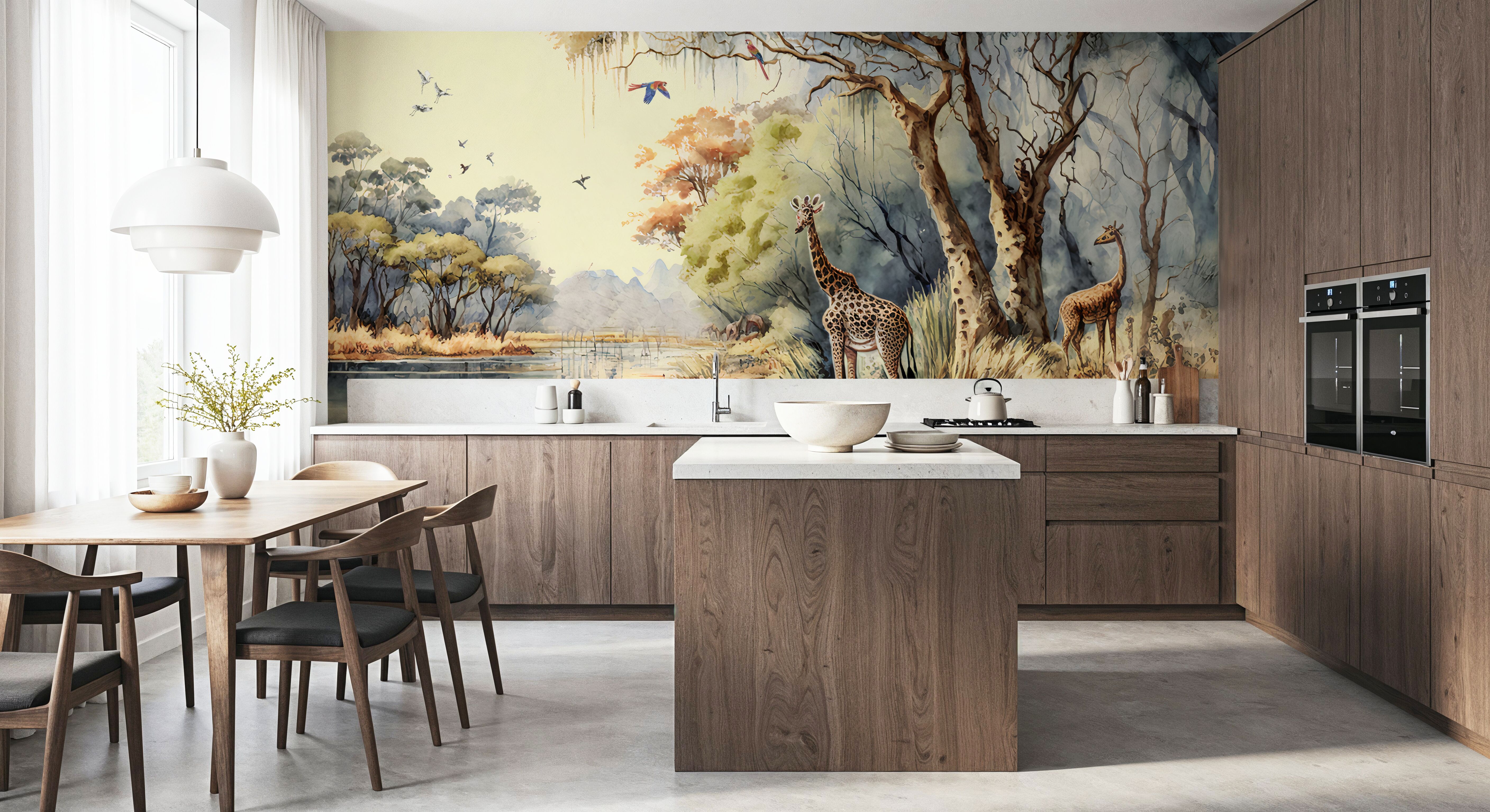 River Scene of Kenya