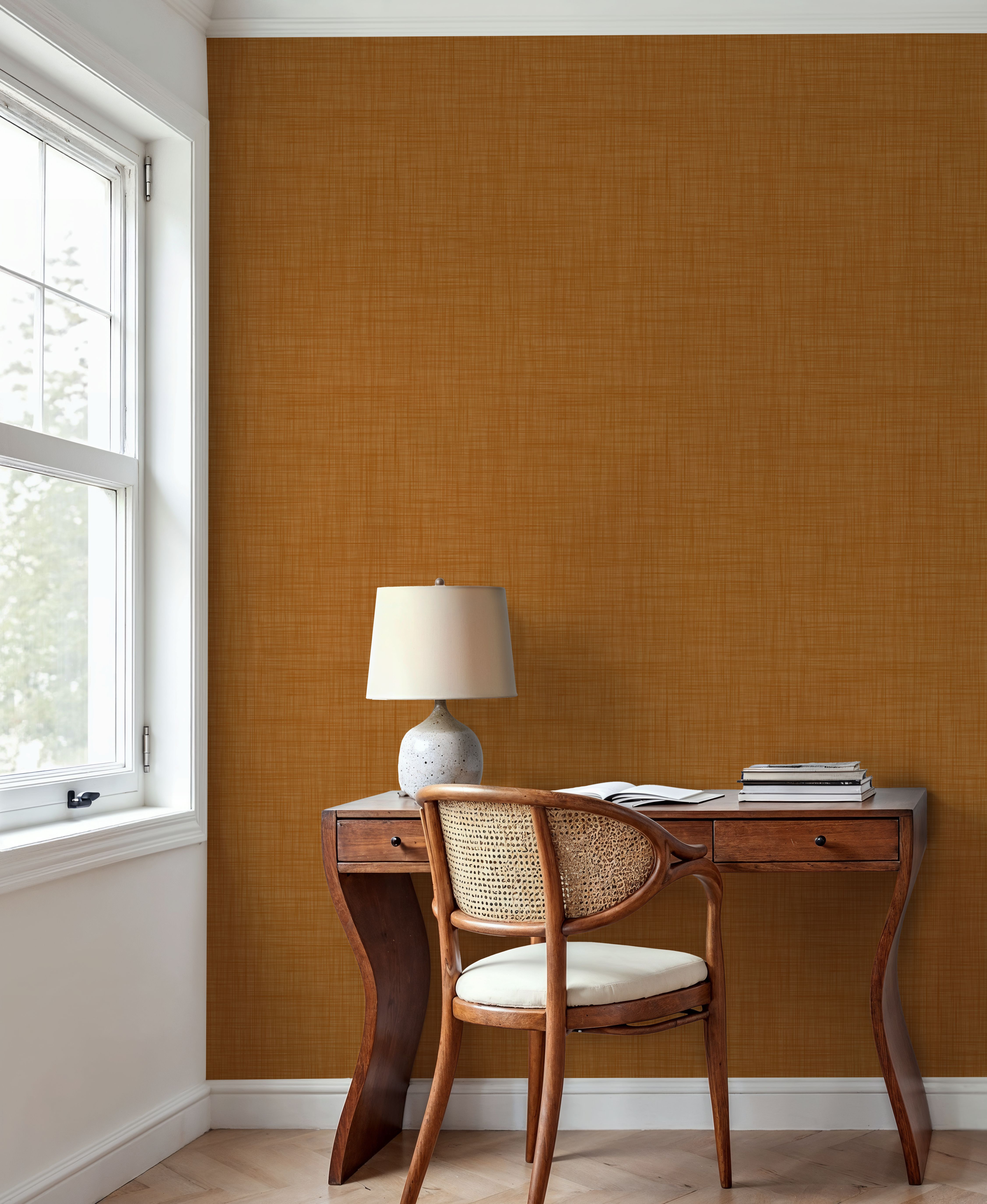 Mottled Linen Effect, Orange