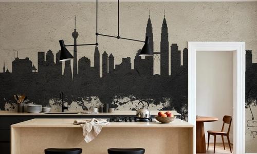 Kuala Lumpur Skyline Concrete