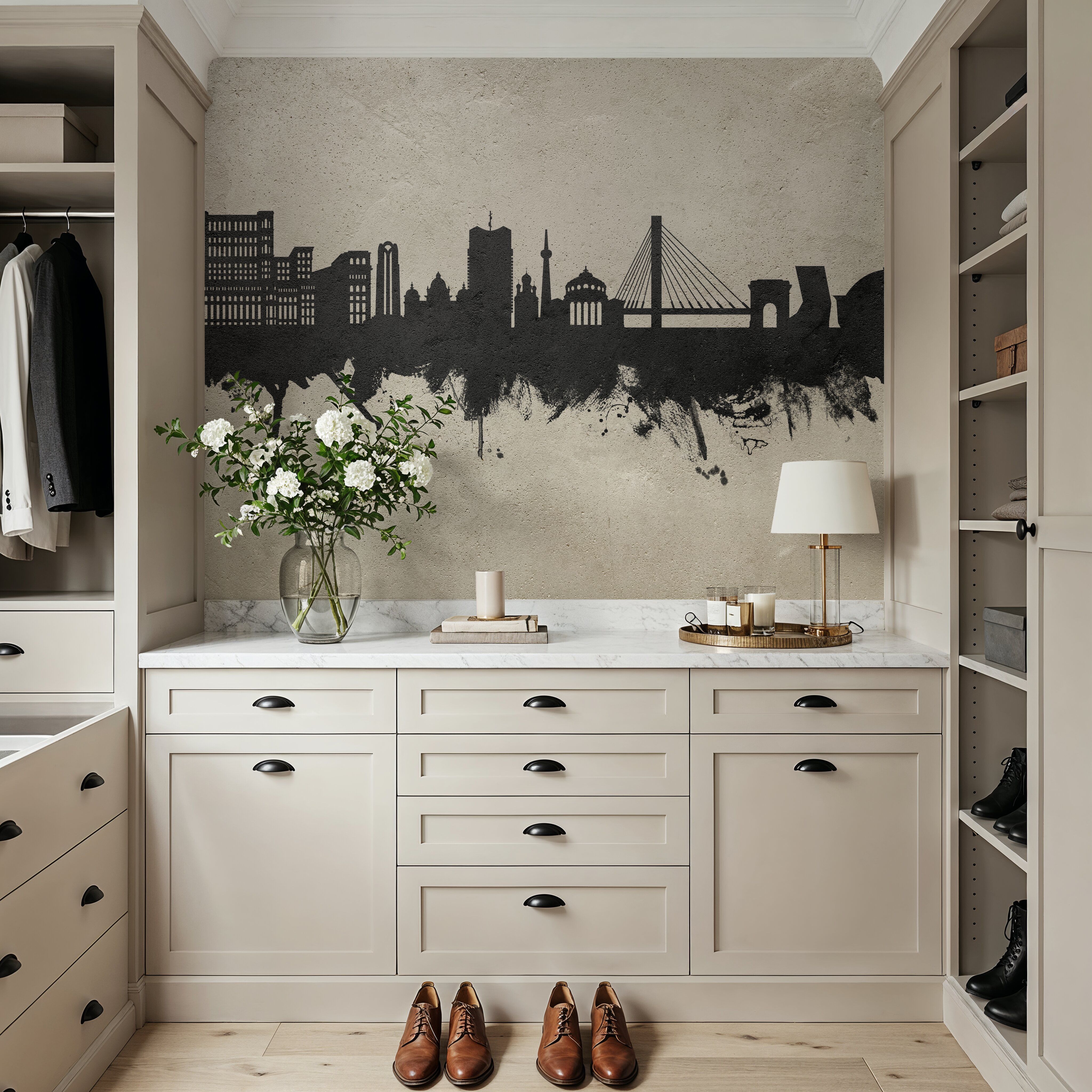 Bucharest Romania Skyline Concrete