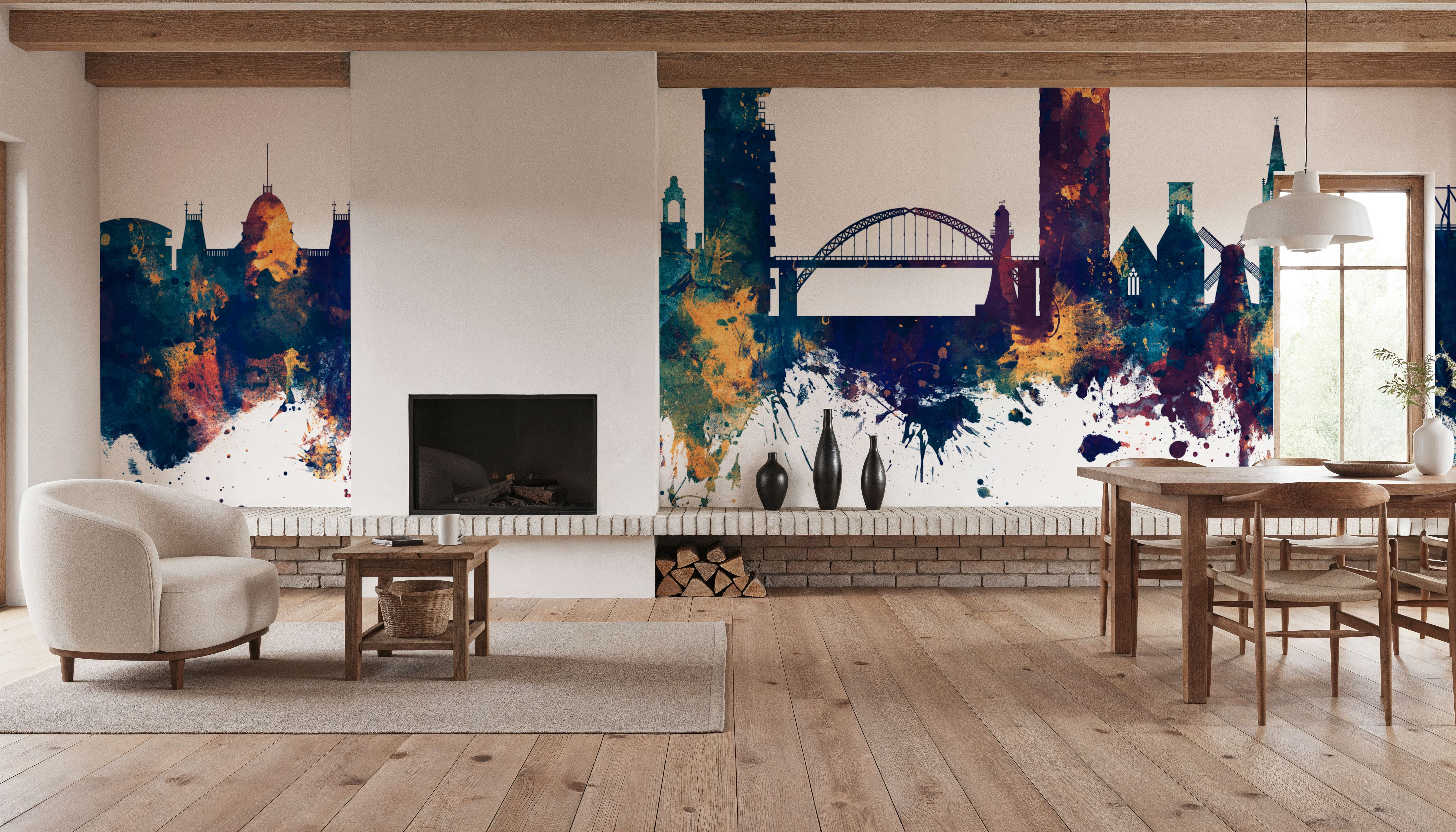Sunderland England Skyline Blue & Bronze
