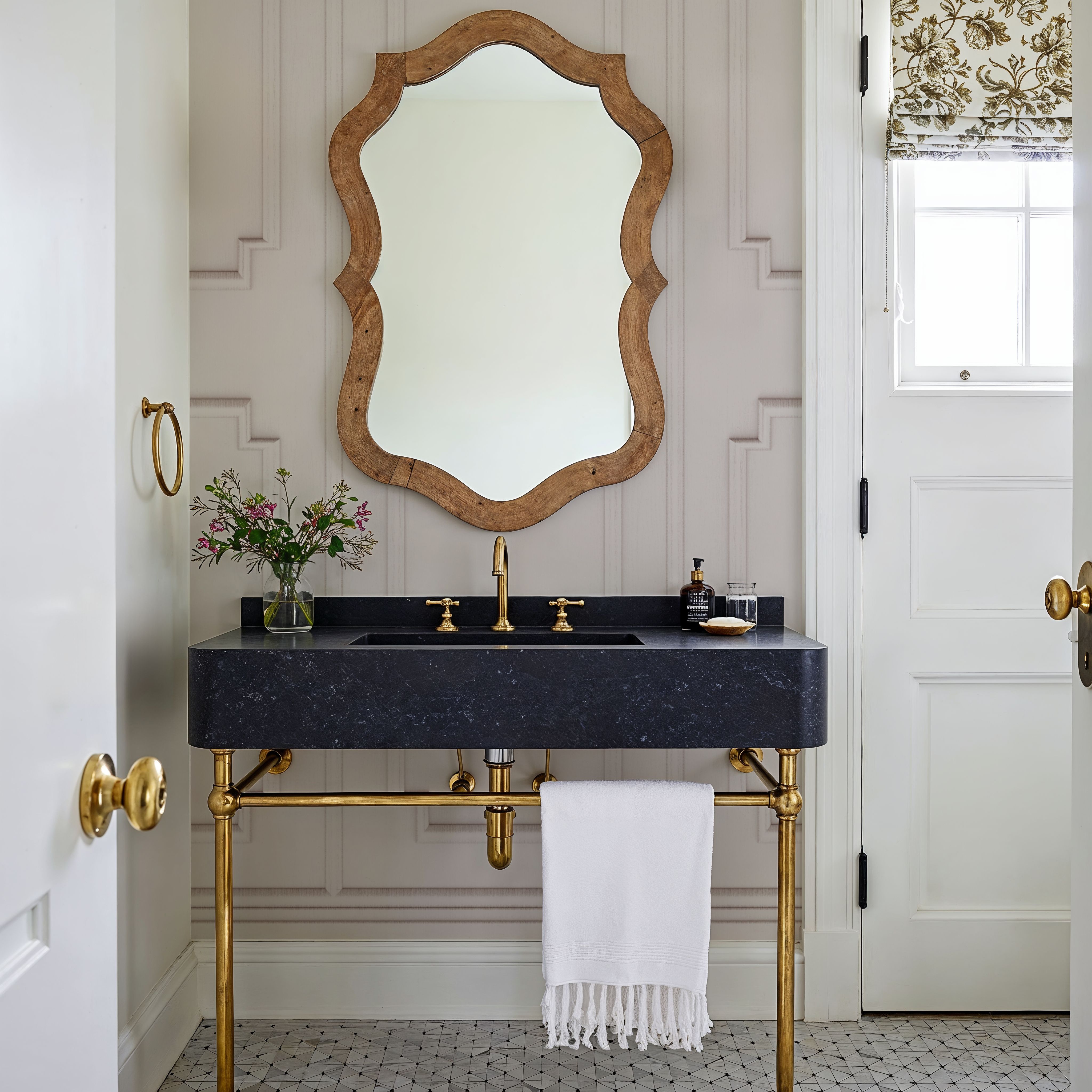 Faux Wall Panel Moulding, Cream