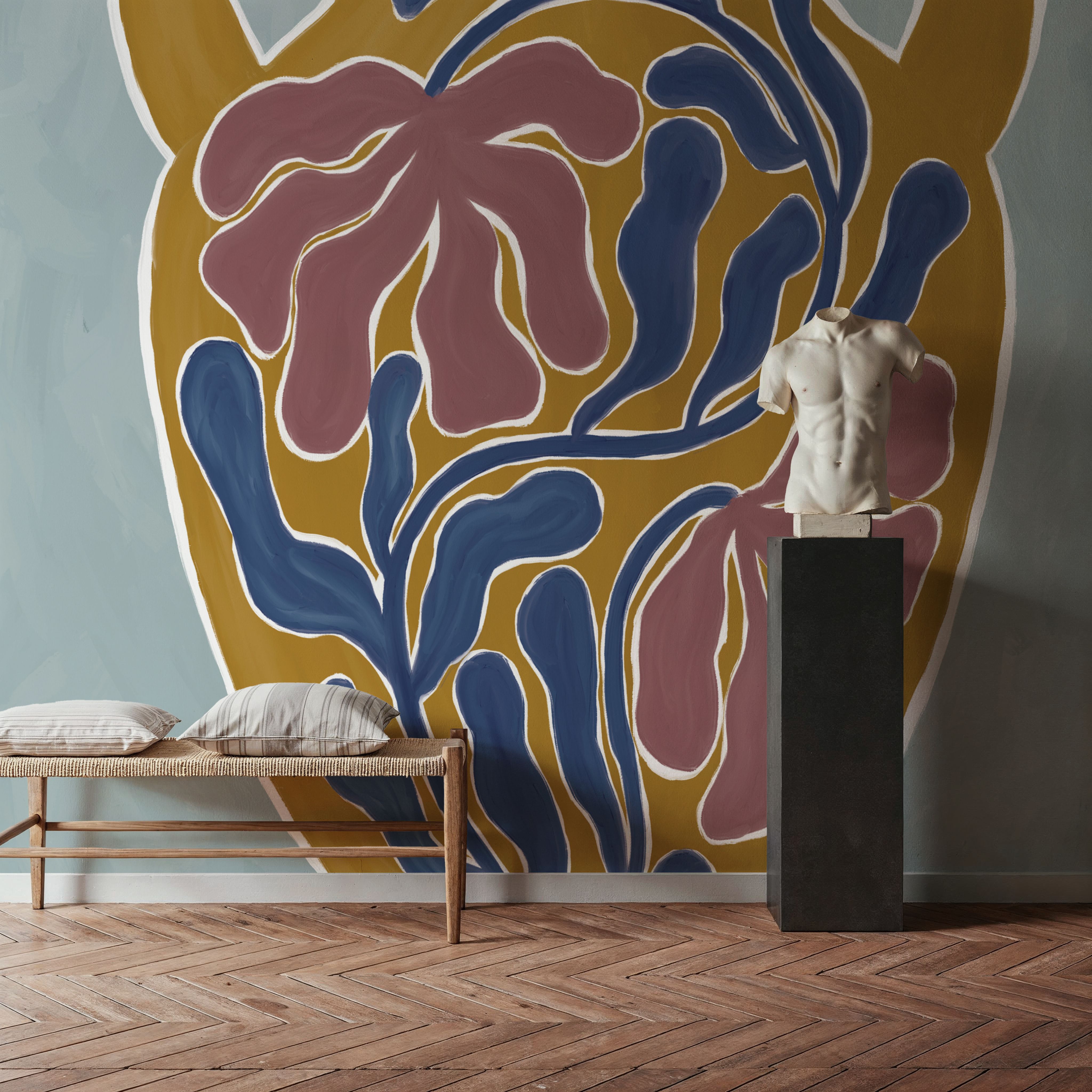Modern Floral Vase I