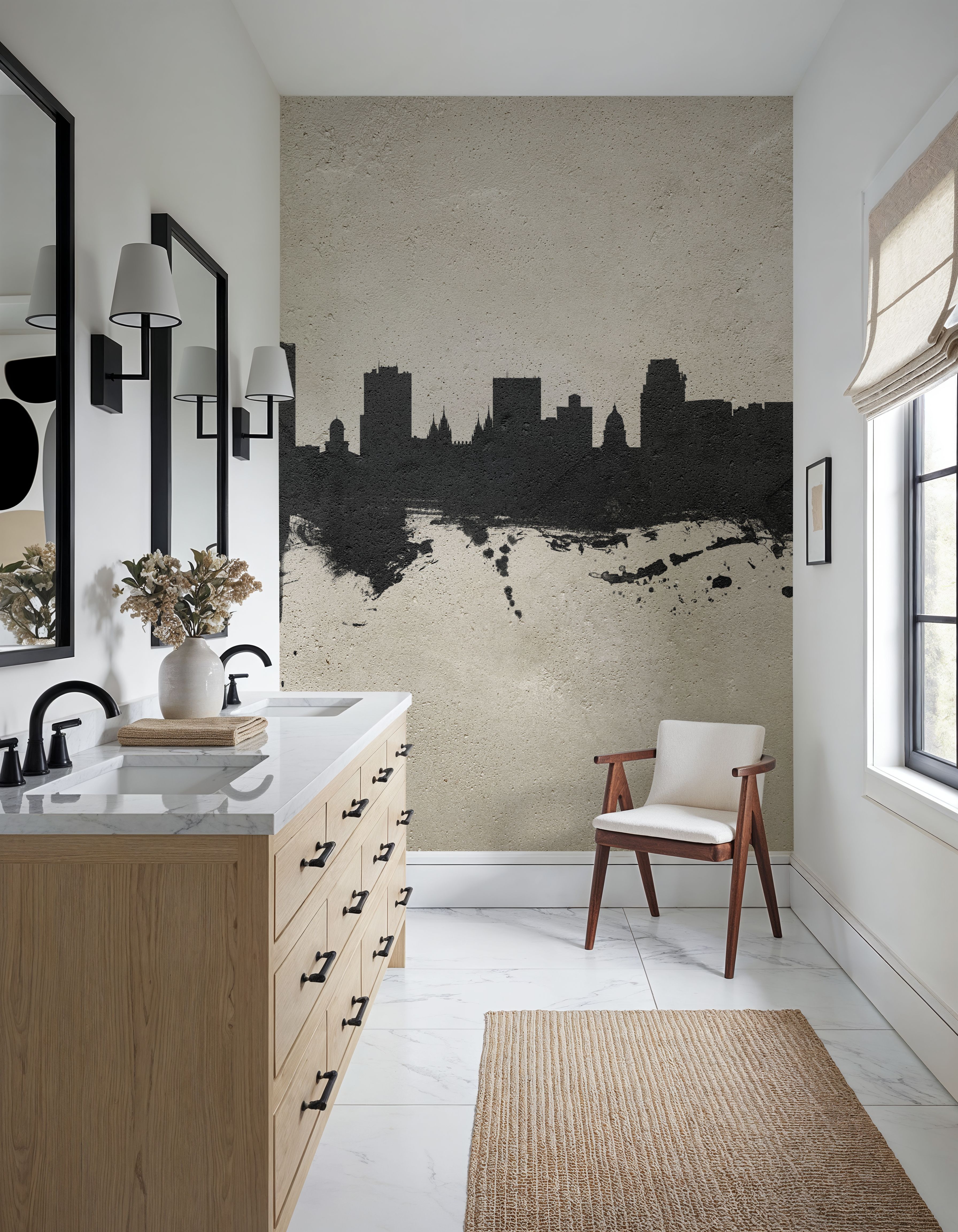 Salt Lake City Utah Skyline Concrete