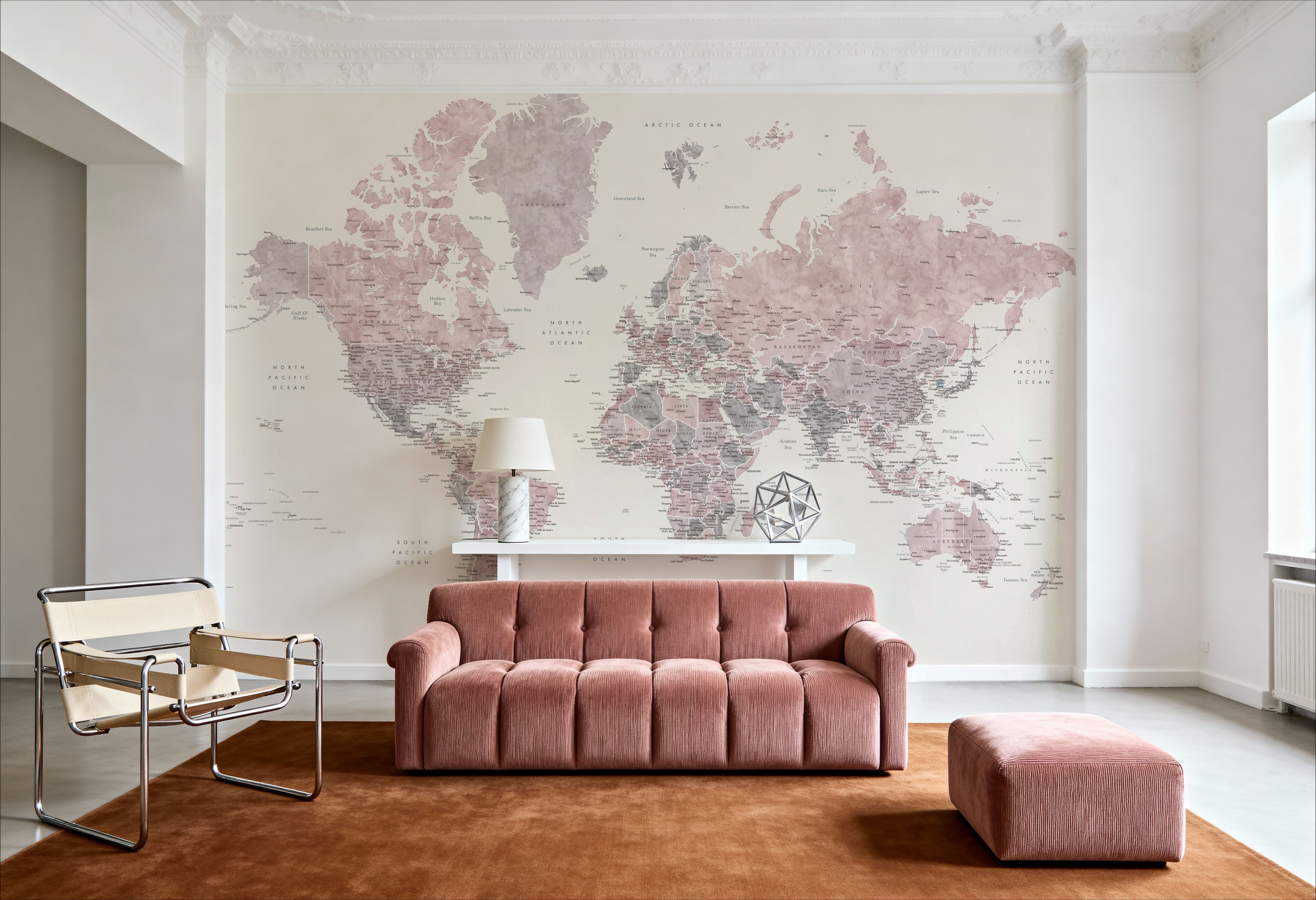 World Map Cities - Madelia