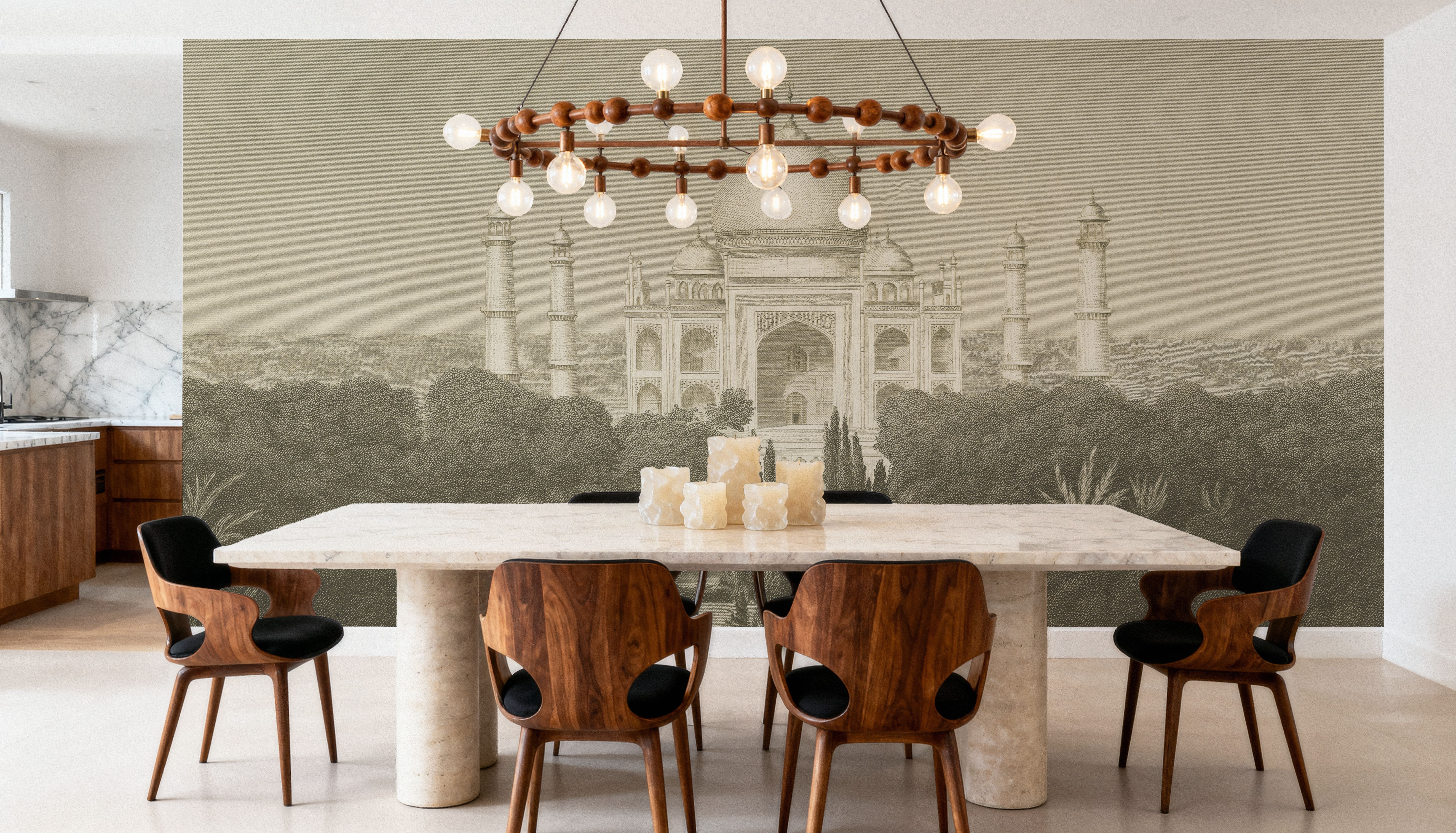 Taj Mahal Postcard II - Screenprint