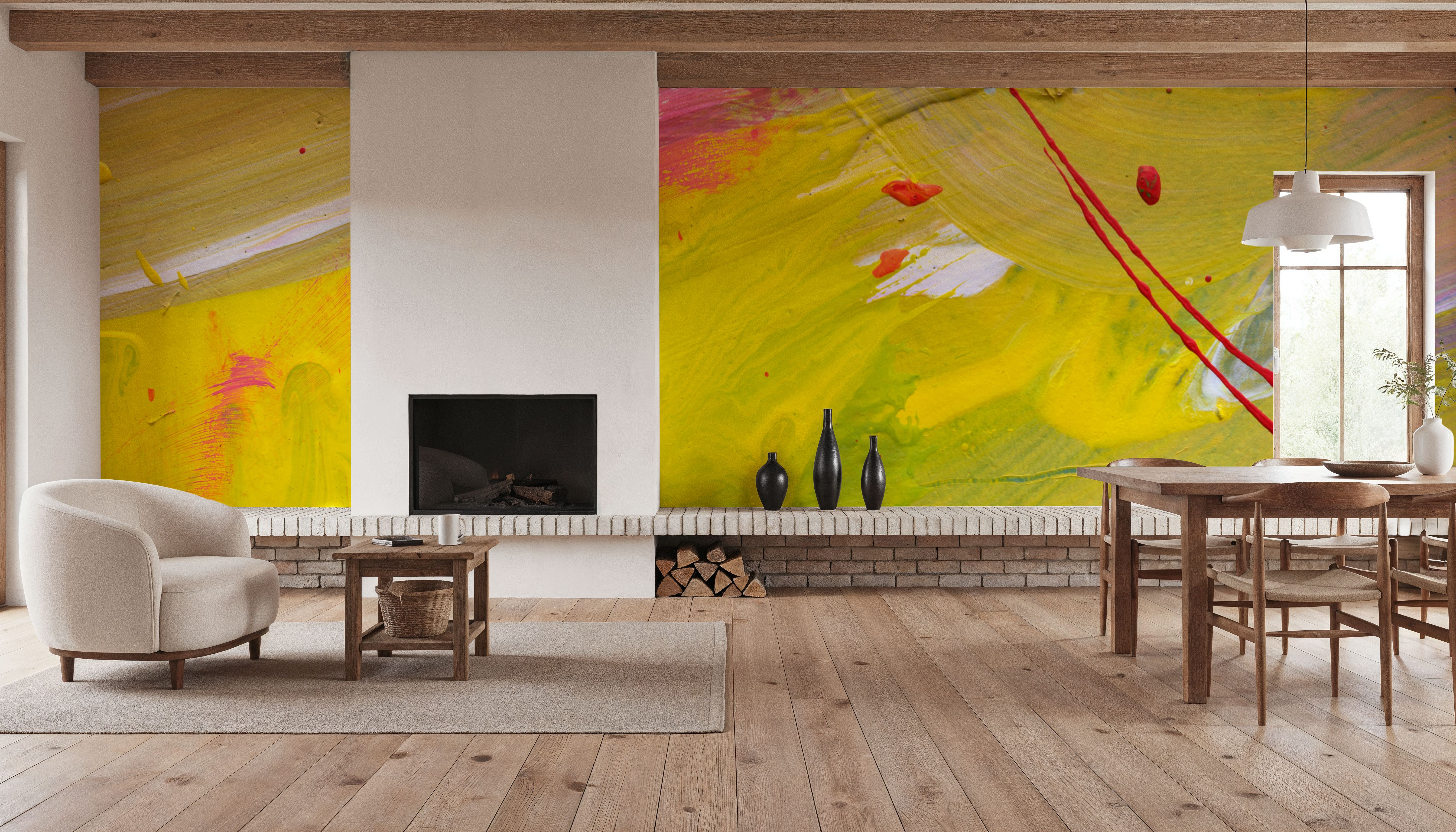 Paper Cut, Papier peint