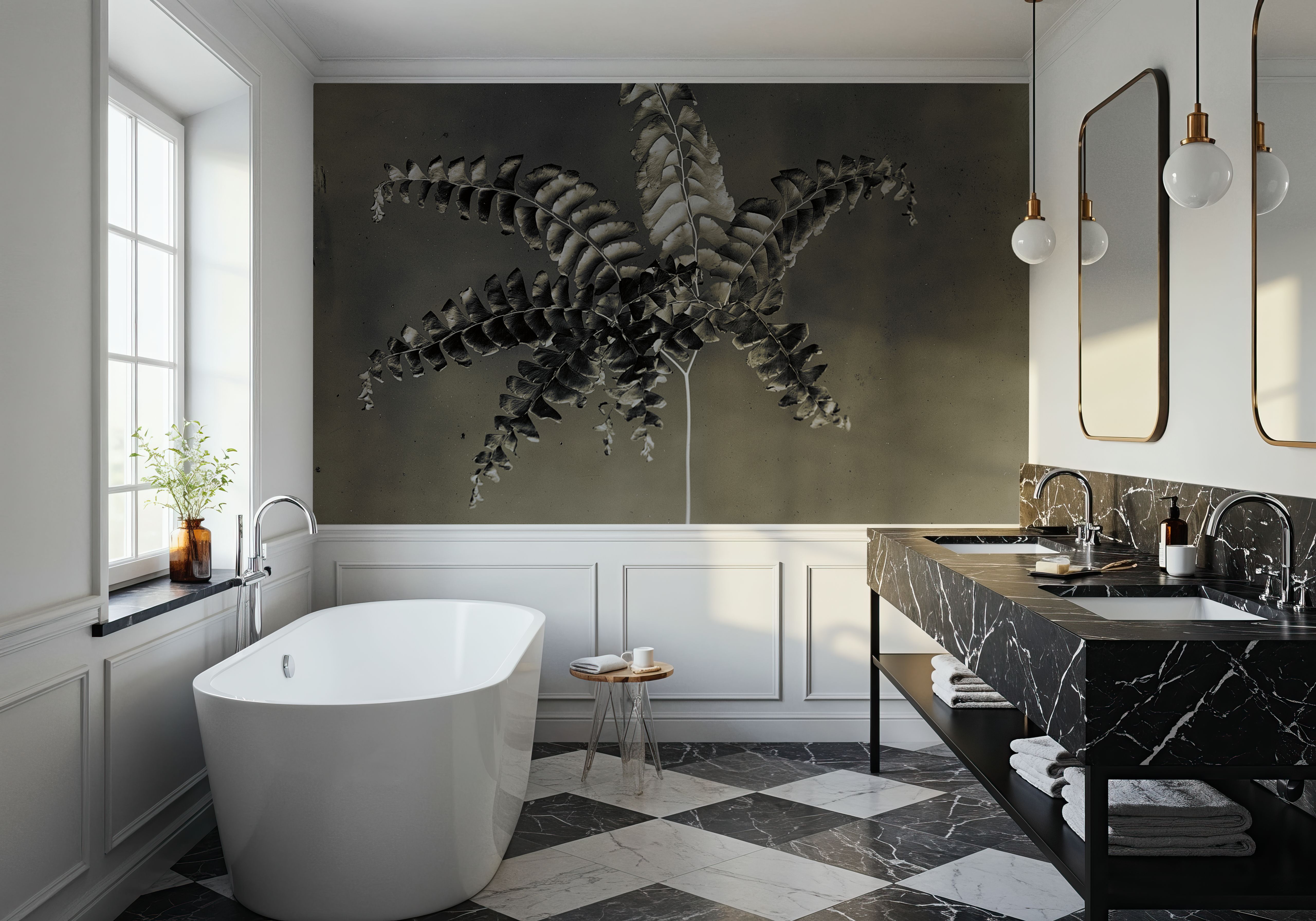 Glass Plate Botanical I