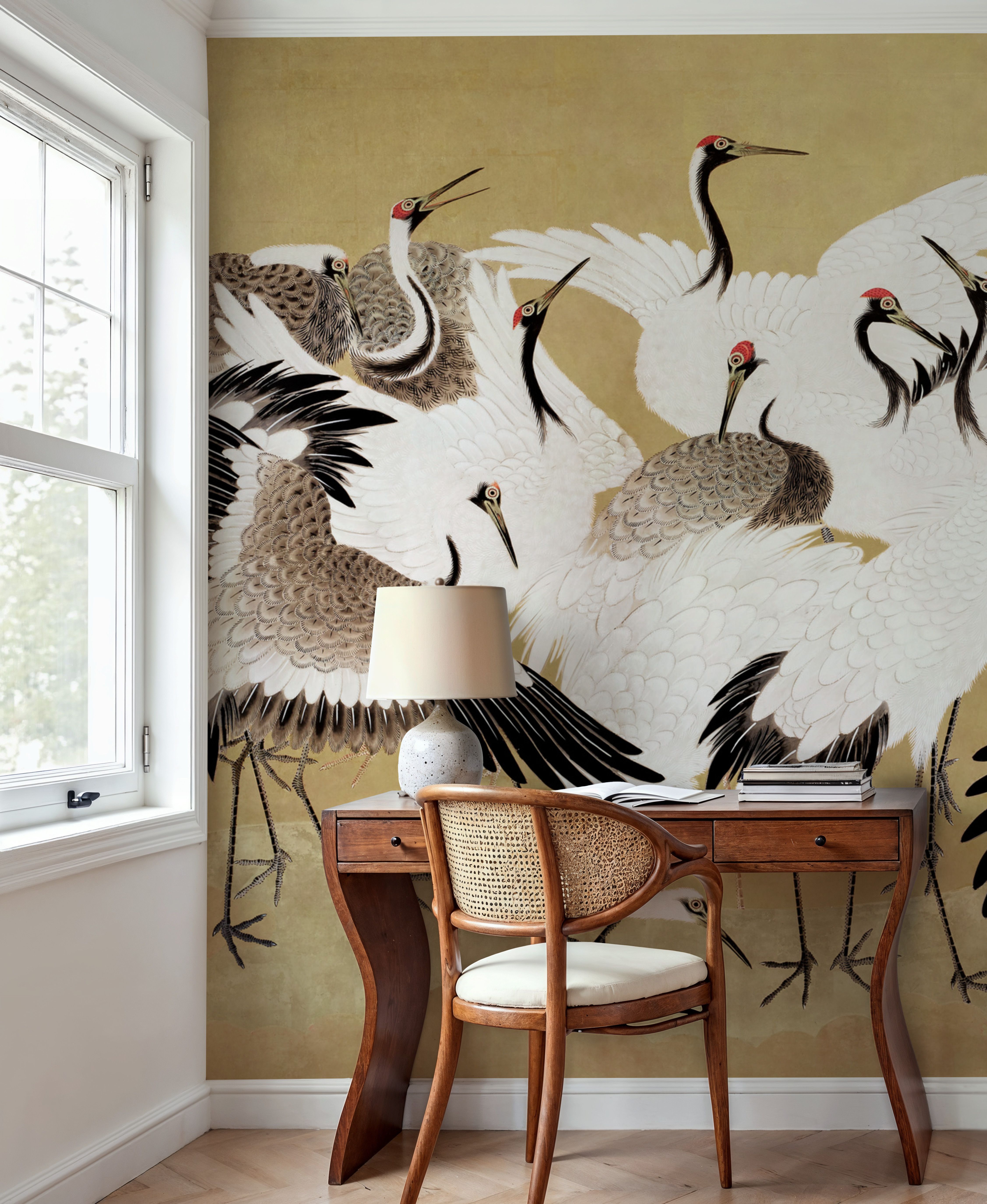 Japanese Flock of Cranes, Butter