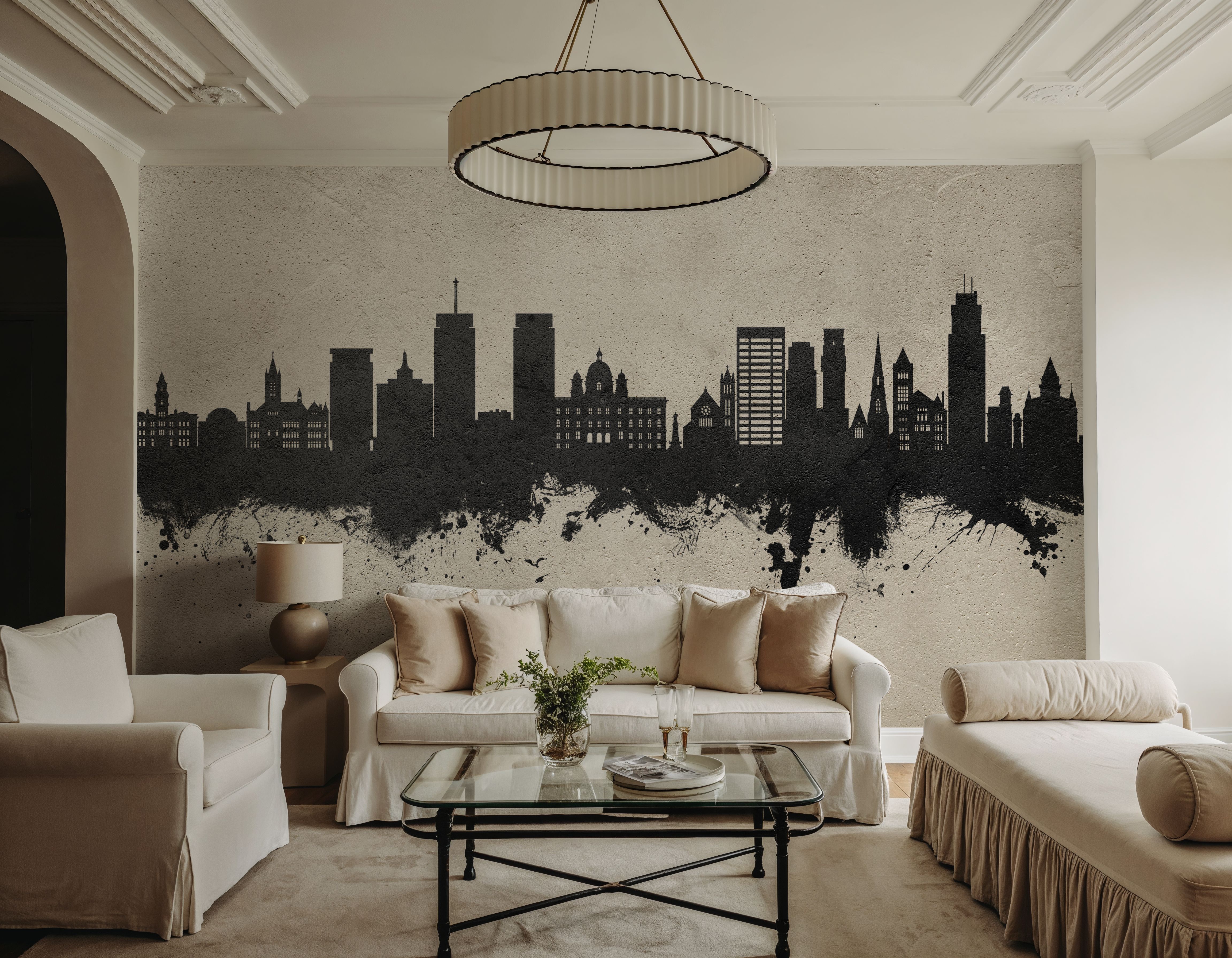 Syracuse New York Skyline Concrete