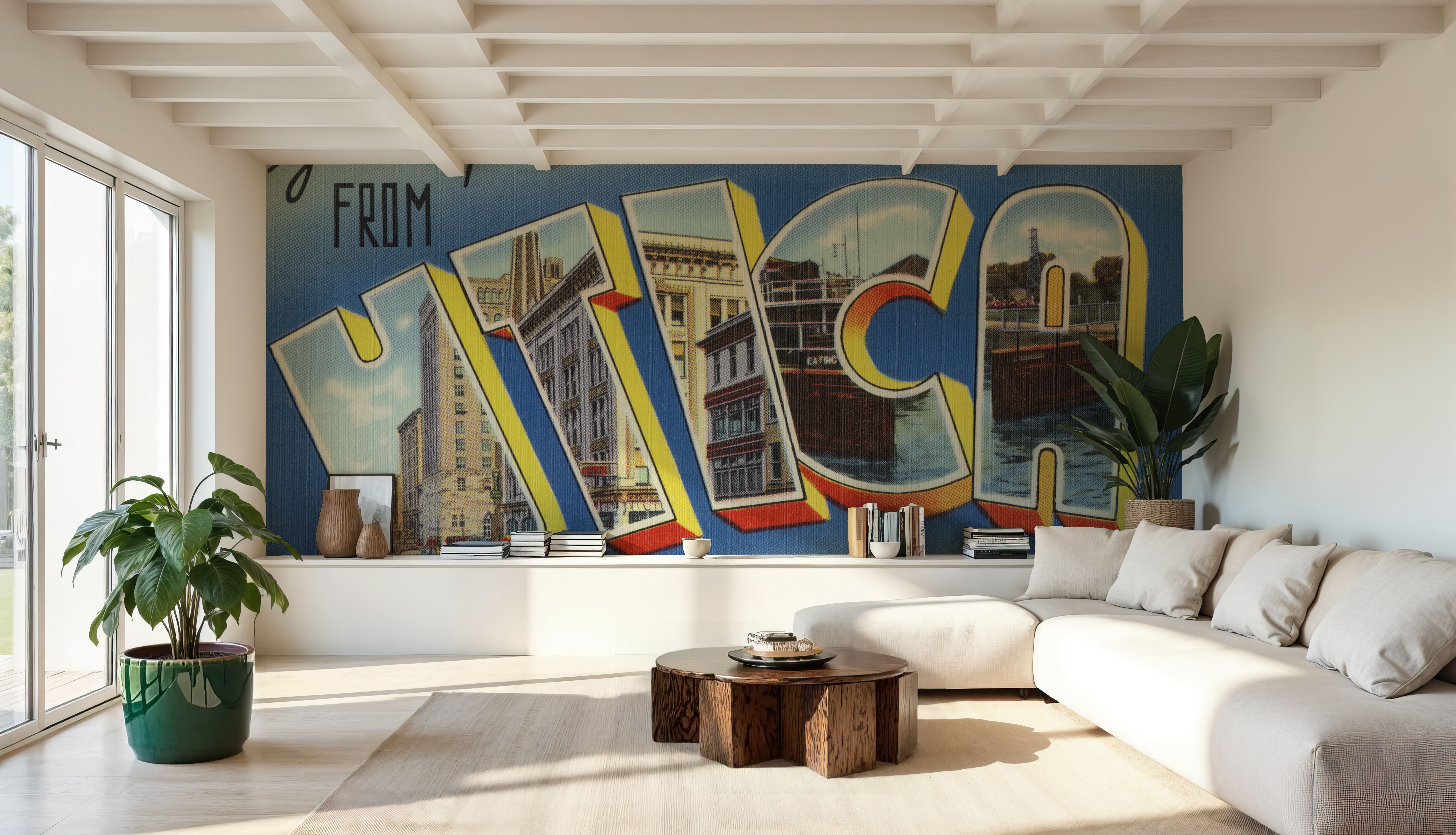 Greetings from Utica - Screenprint Postcard