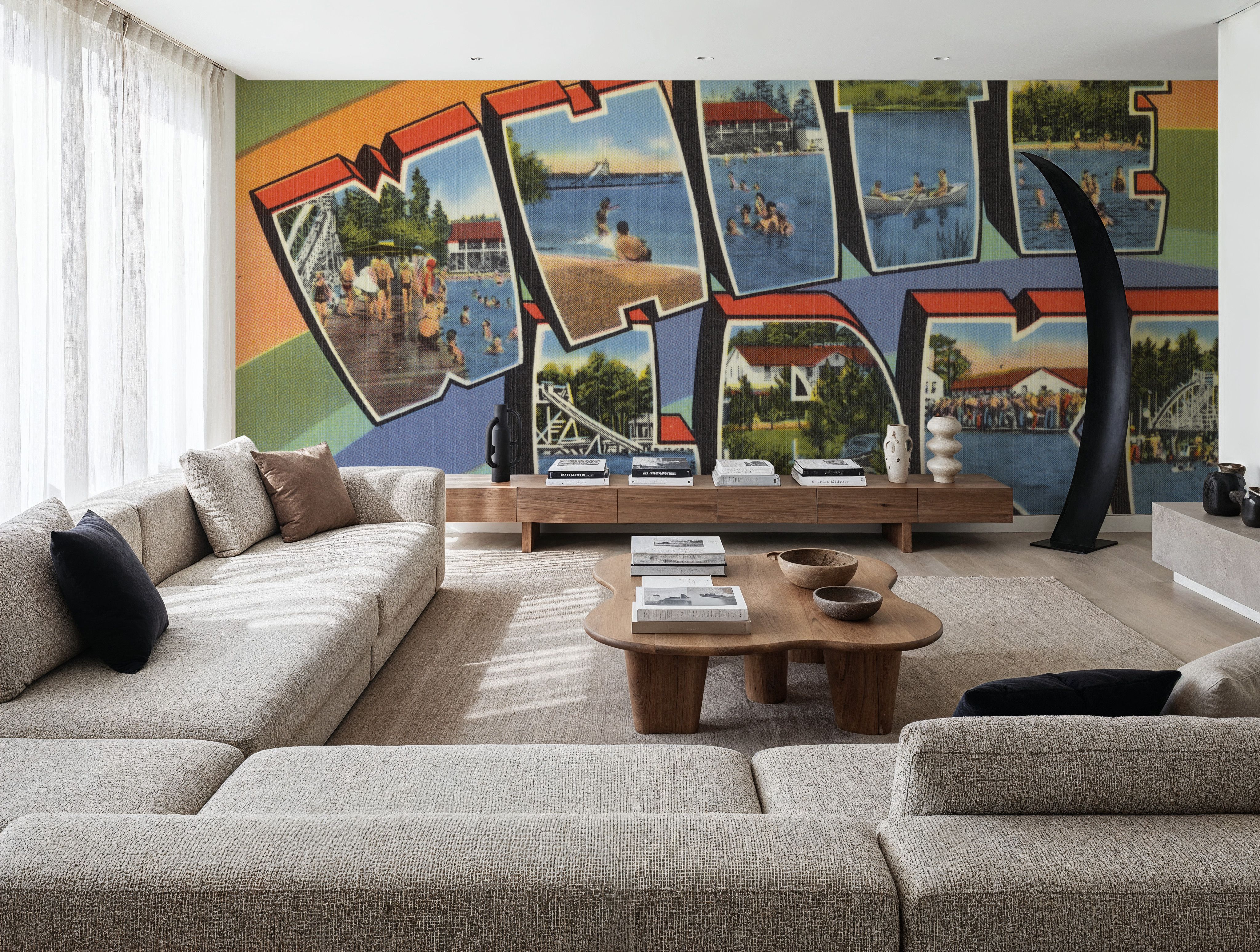 Greetings from White Lake - Screenprint Postcard