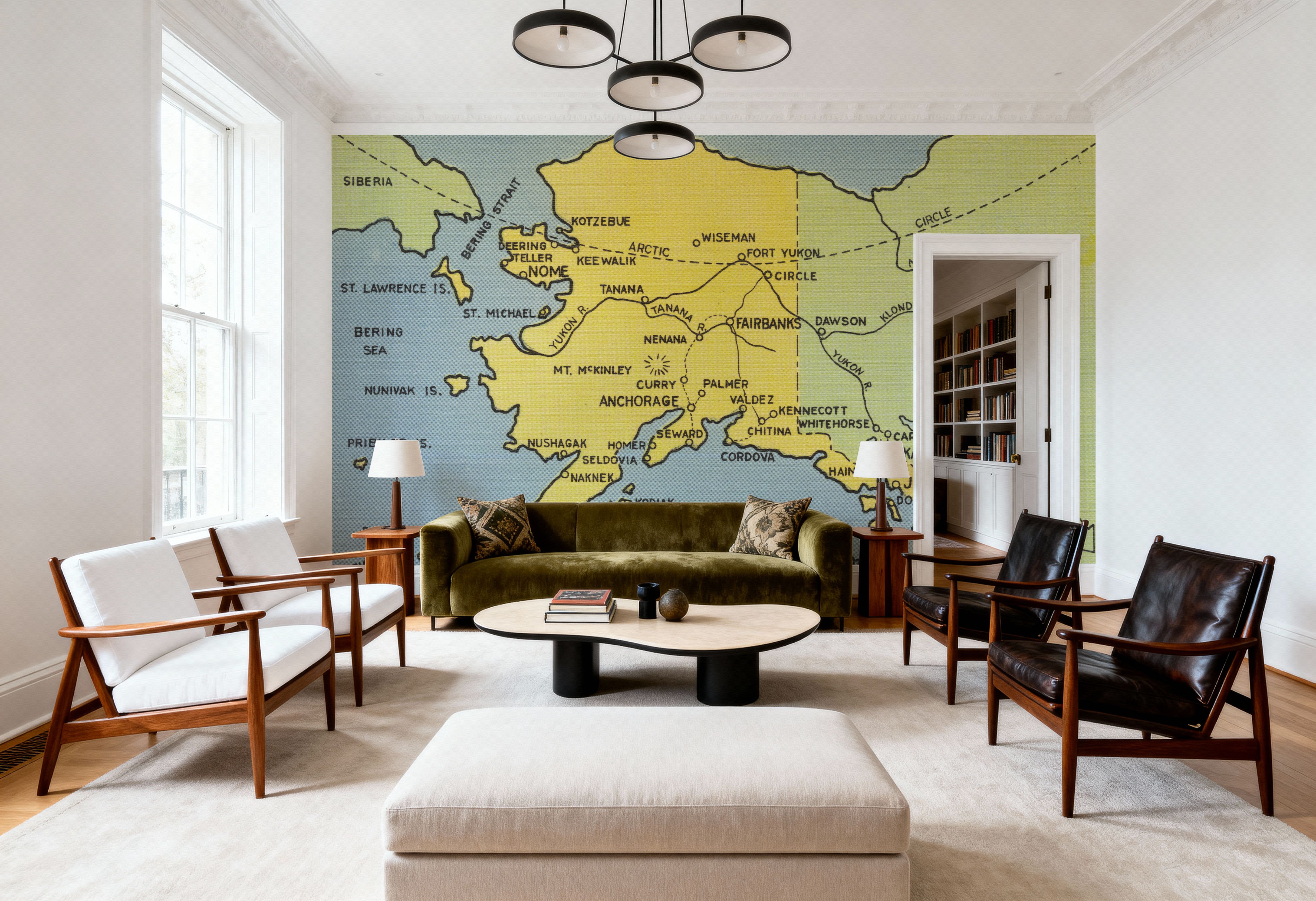 Greetings from Alaska - Screenprint Postcard