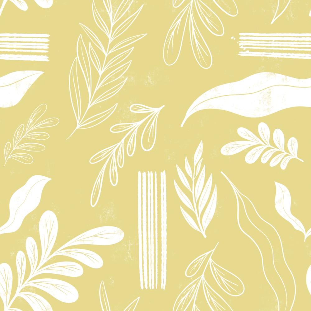 Autumn Leaves Off Yellow