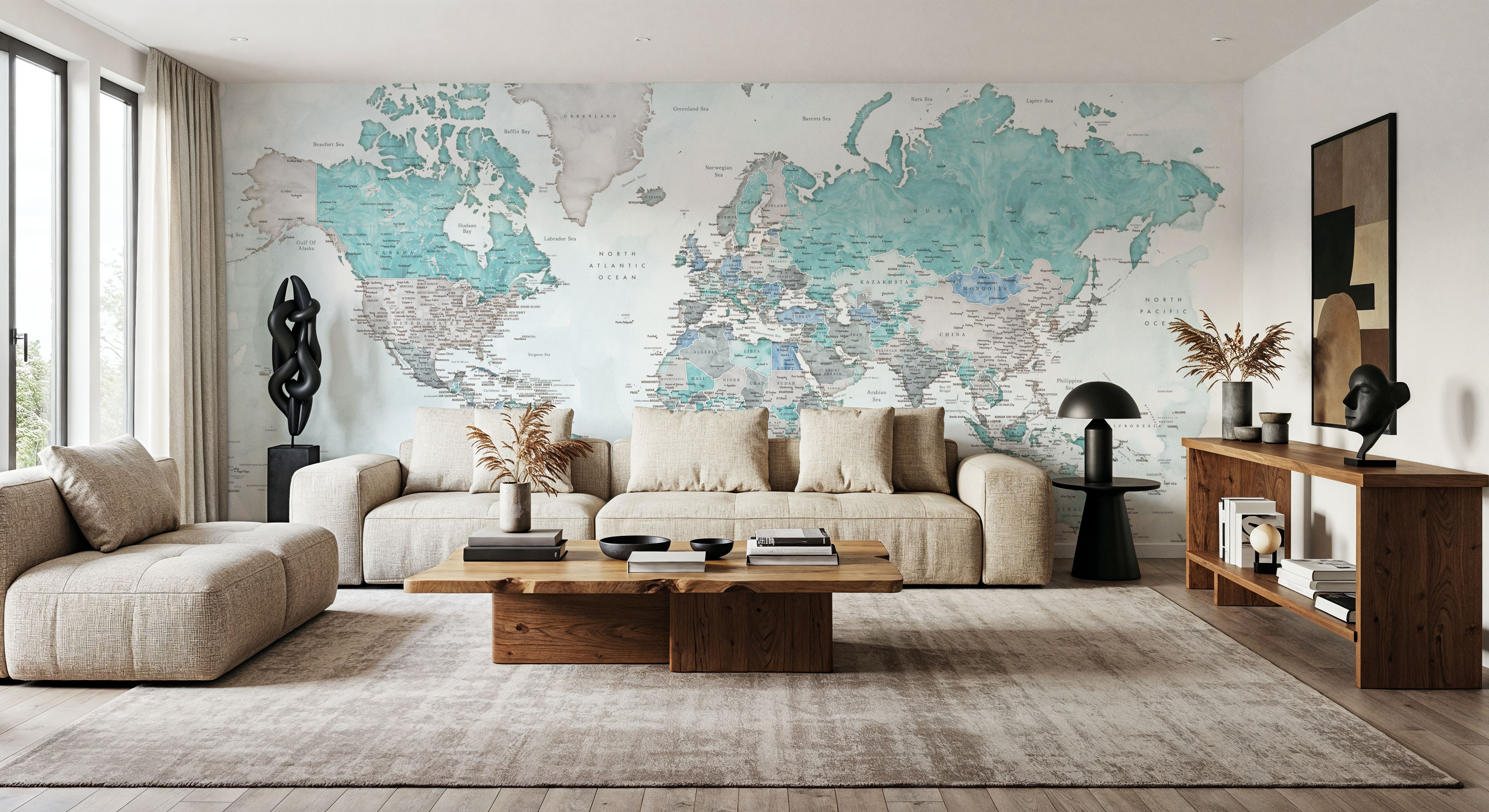 World Map Cities - Ruben