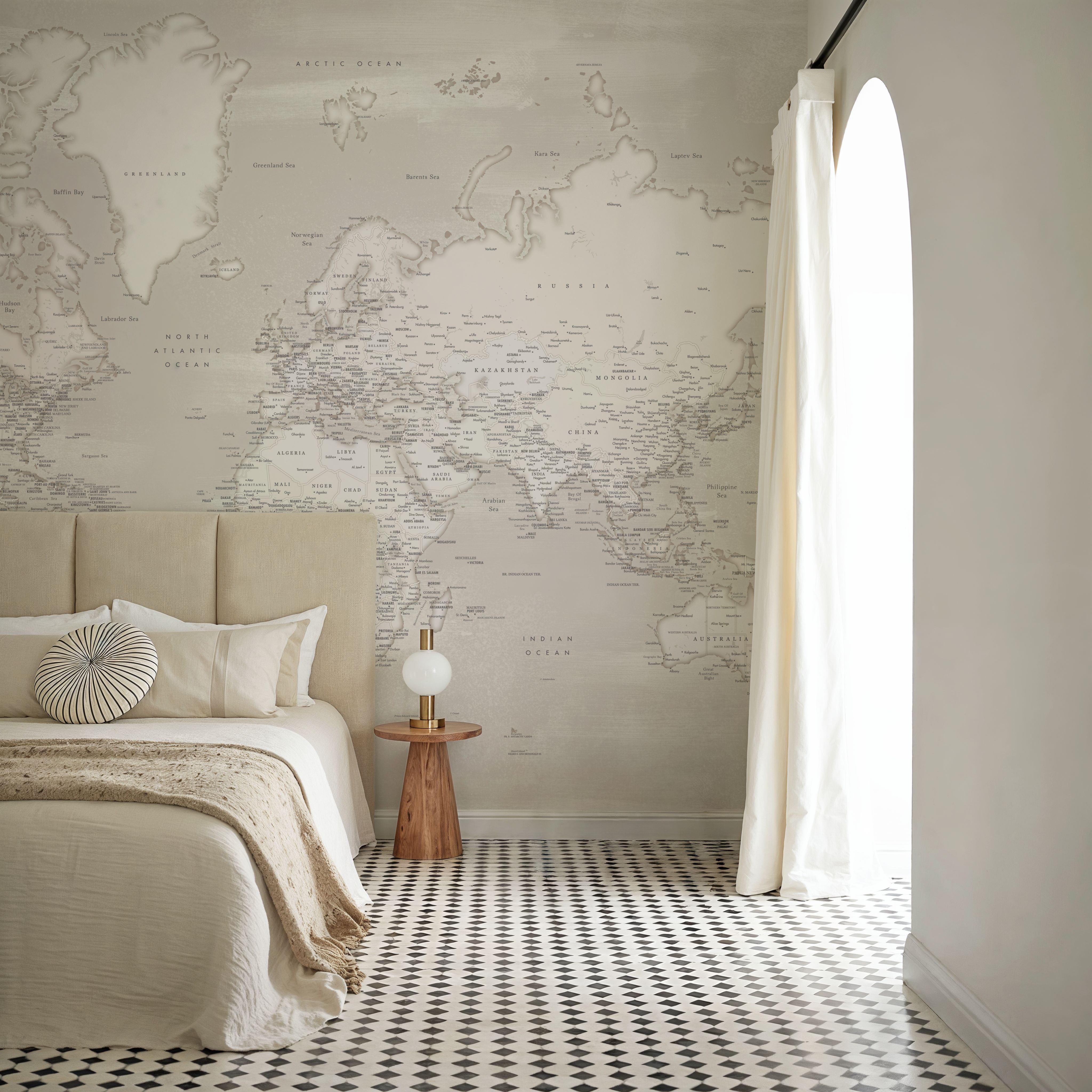 World Map Cities - Maeli Warm