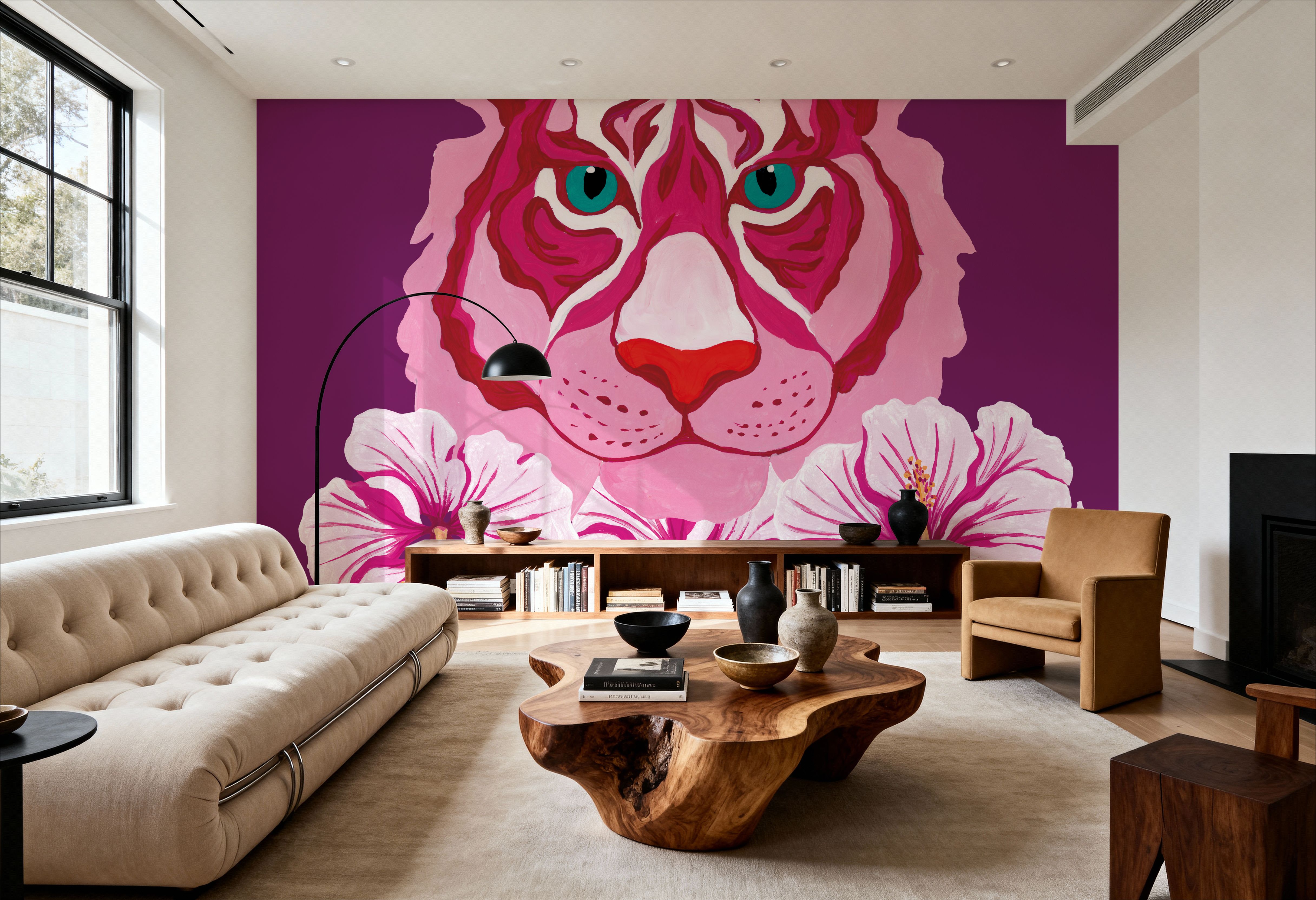 In the Jungle VI, Behang