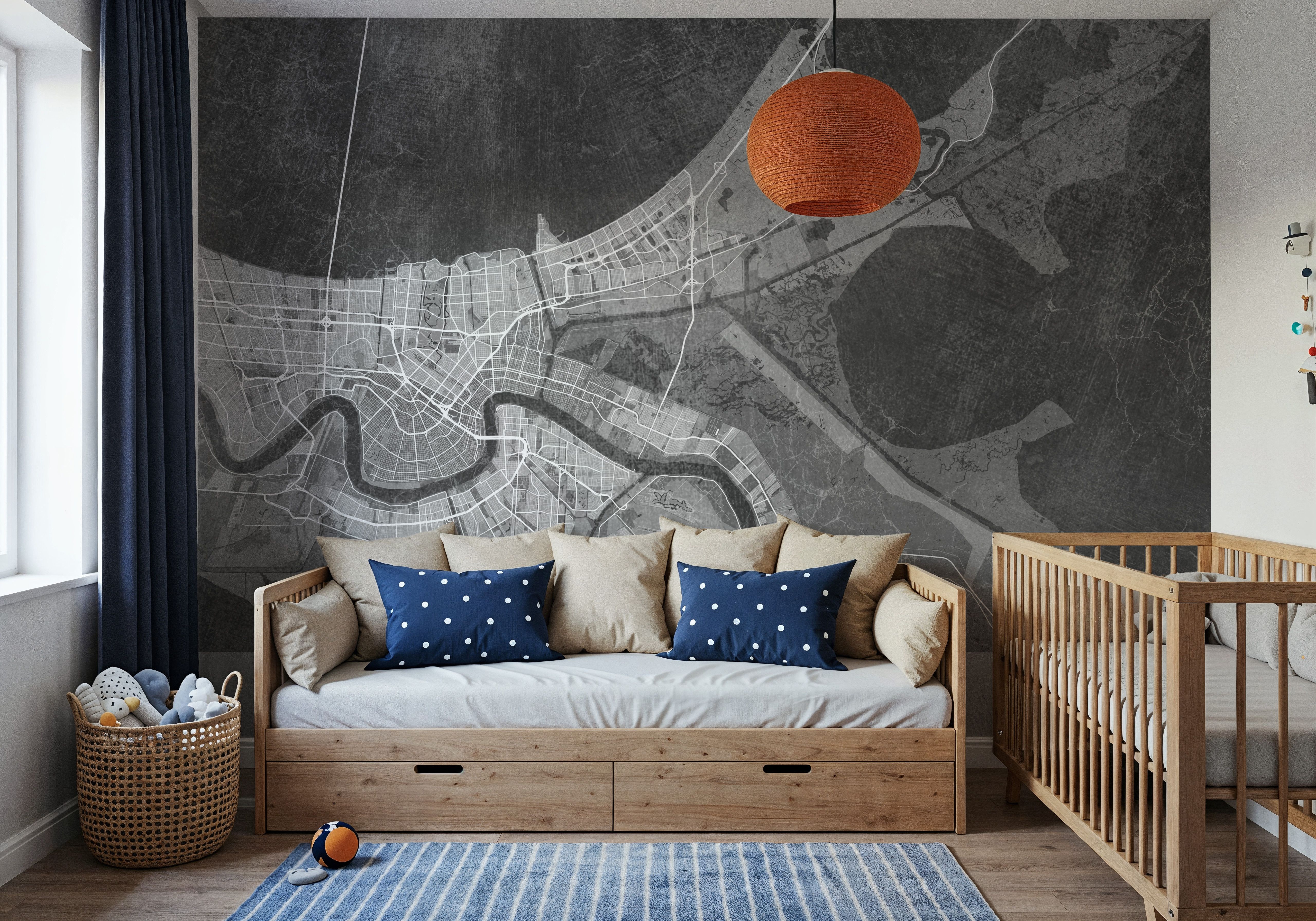 New Orleans Grey, Behang