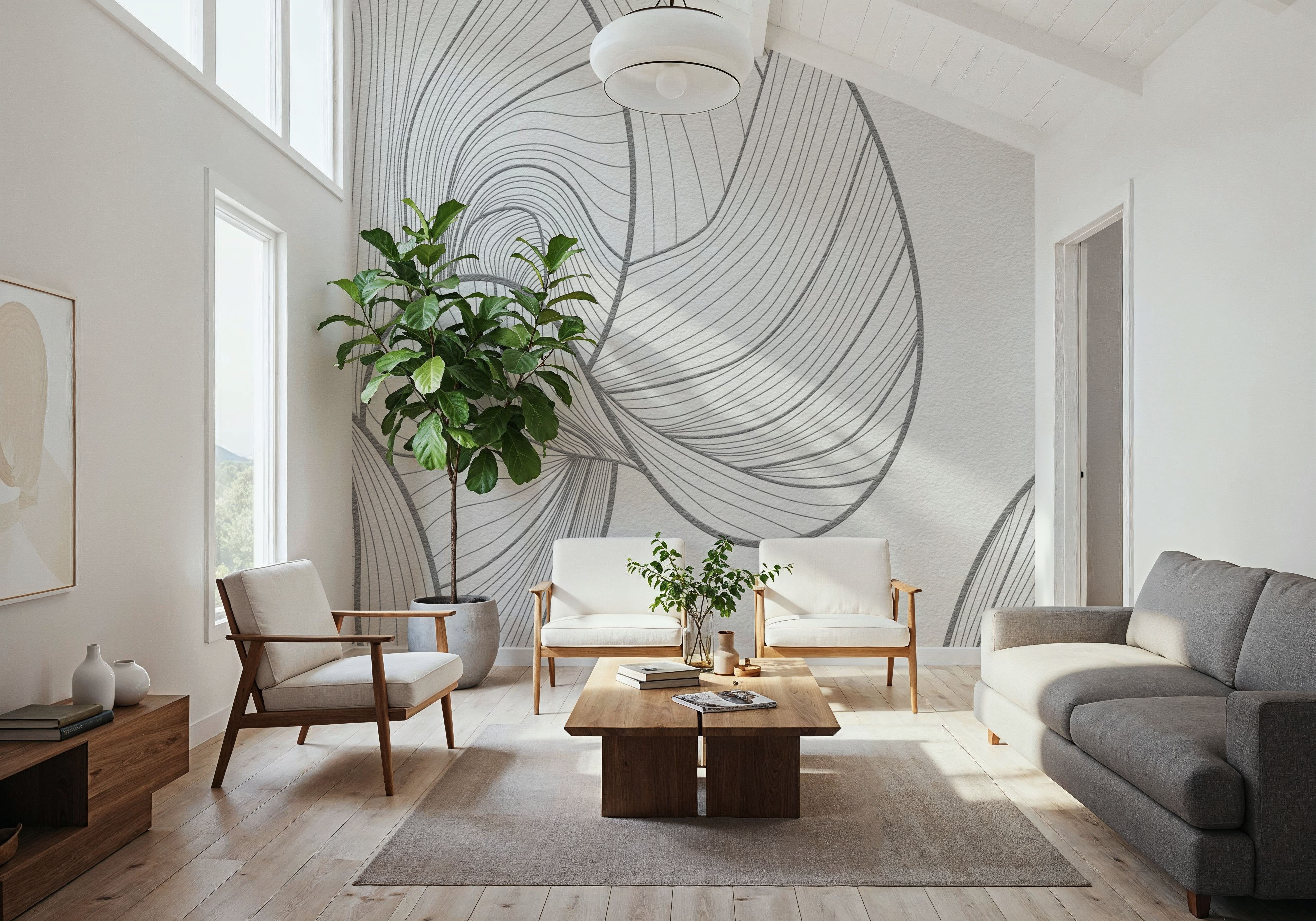 Ease, Gray, Wallpaper