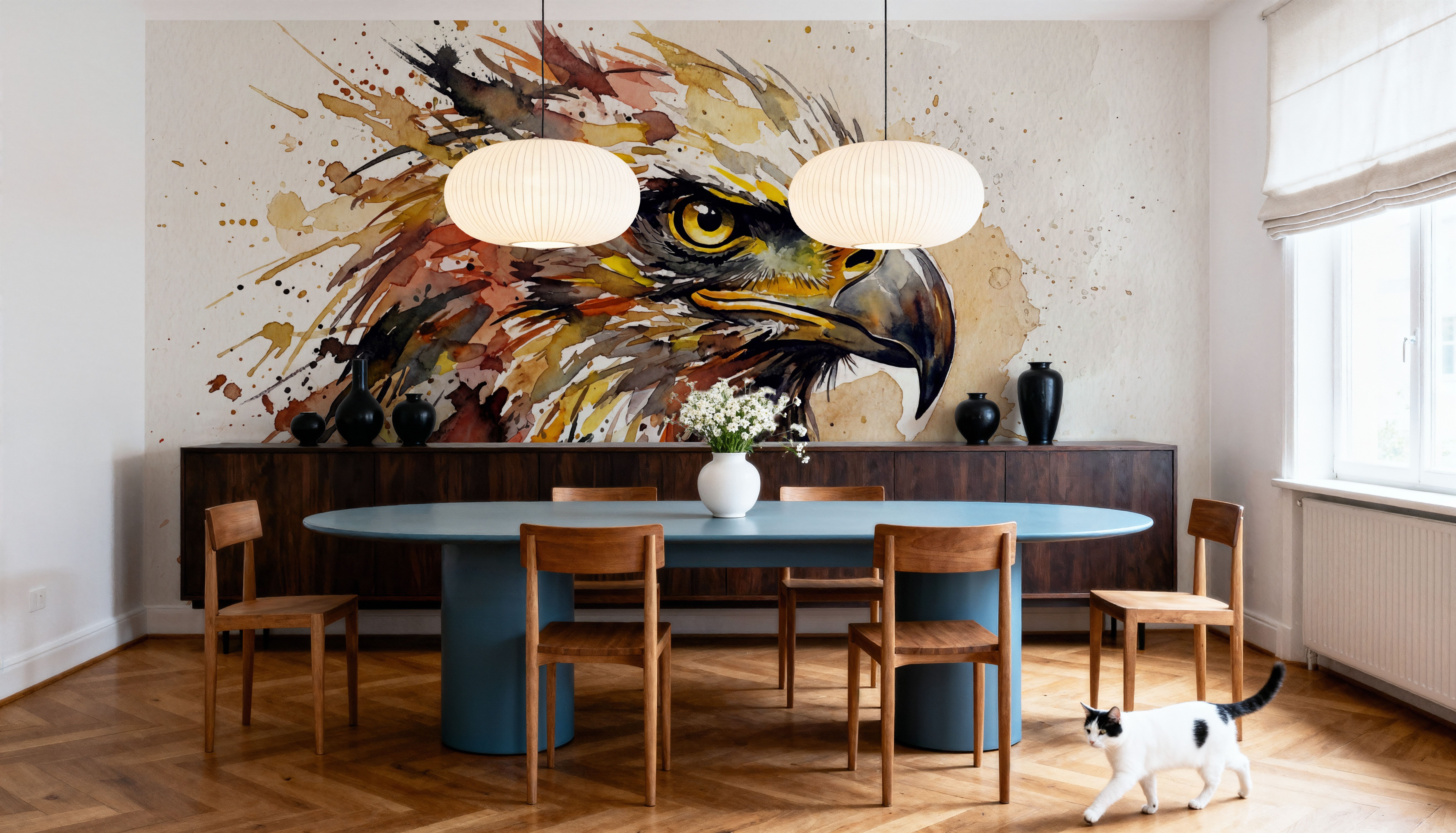 Eagle - Watercolor Predators Series, Tapete