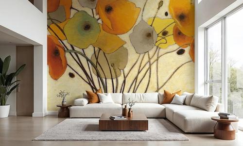 Pumpkin Poppies I