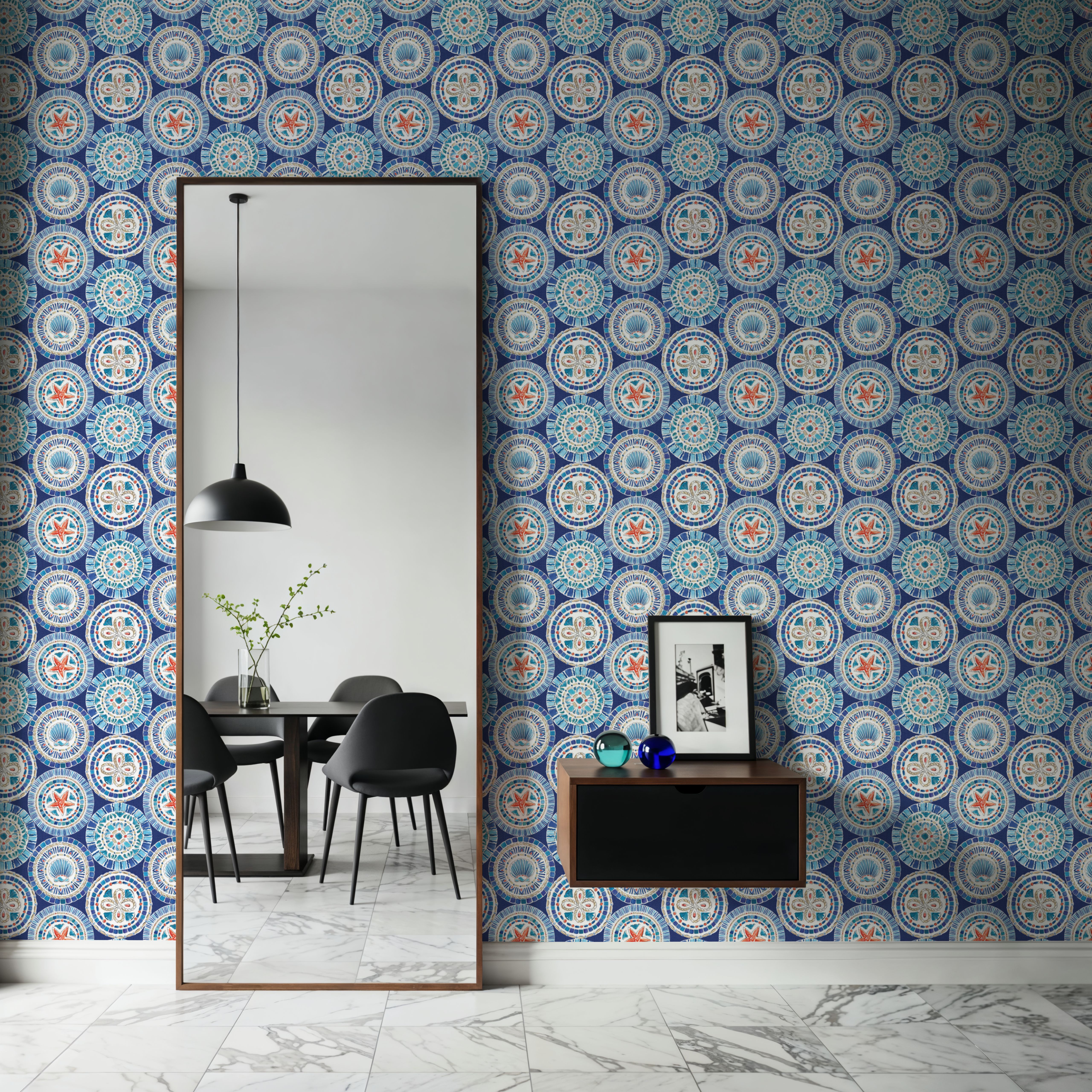 Maritime Plates Blue