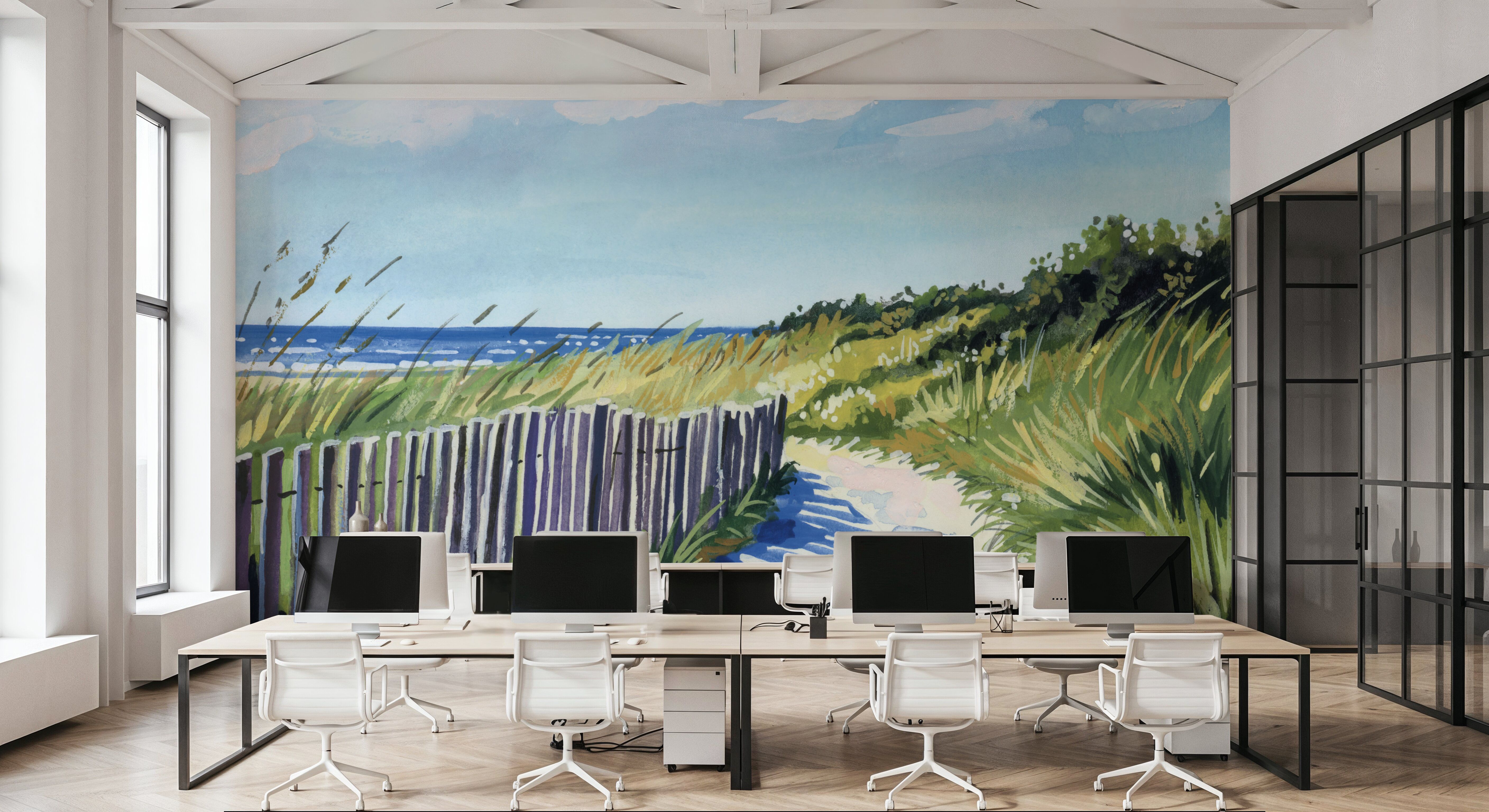 Grassy Path To The Beach II