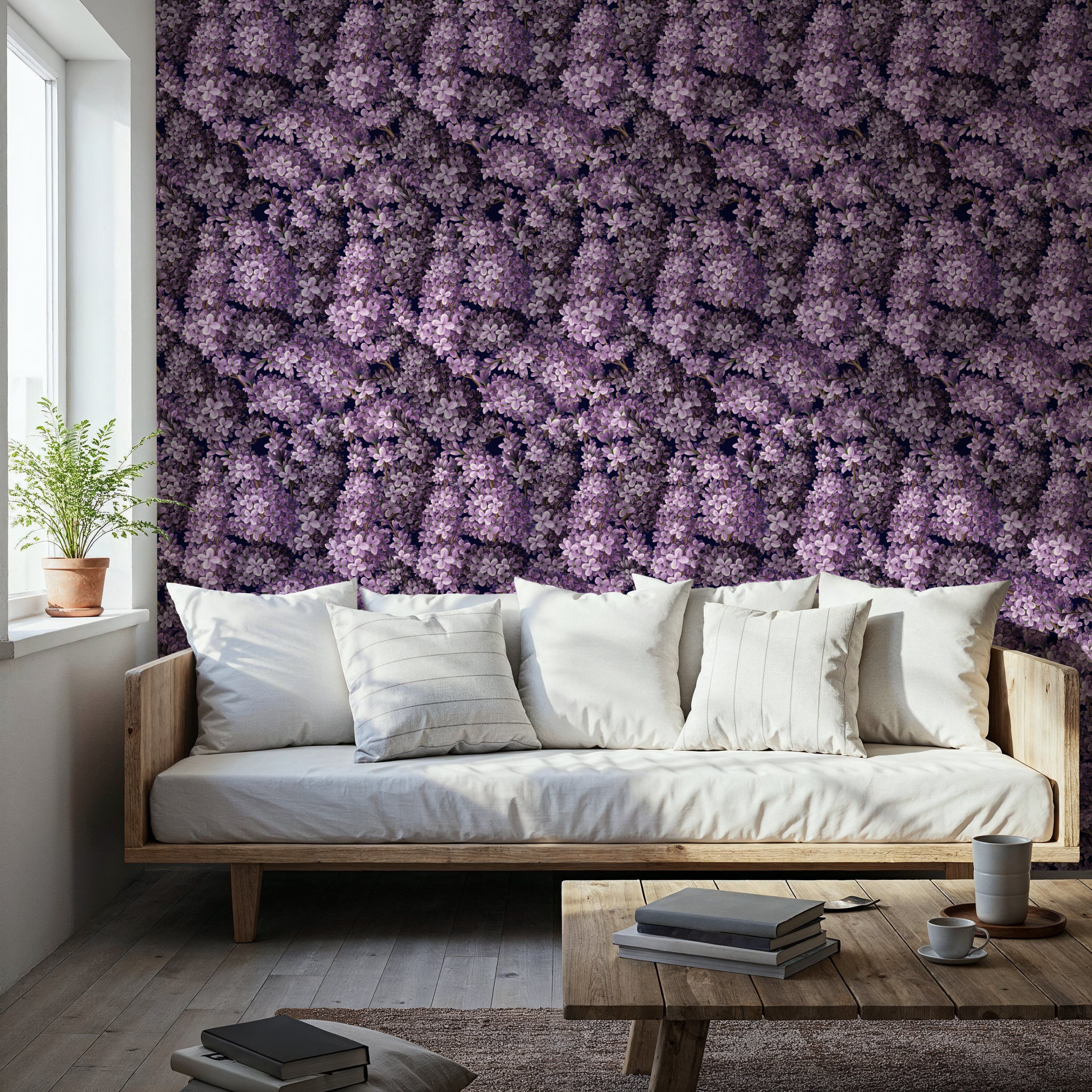 Dense Lilacs, Wallpaper