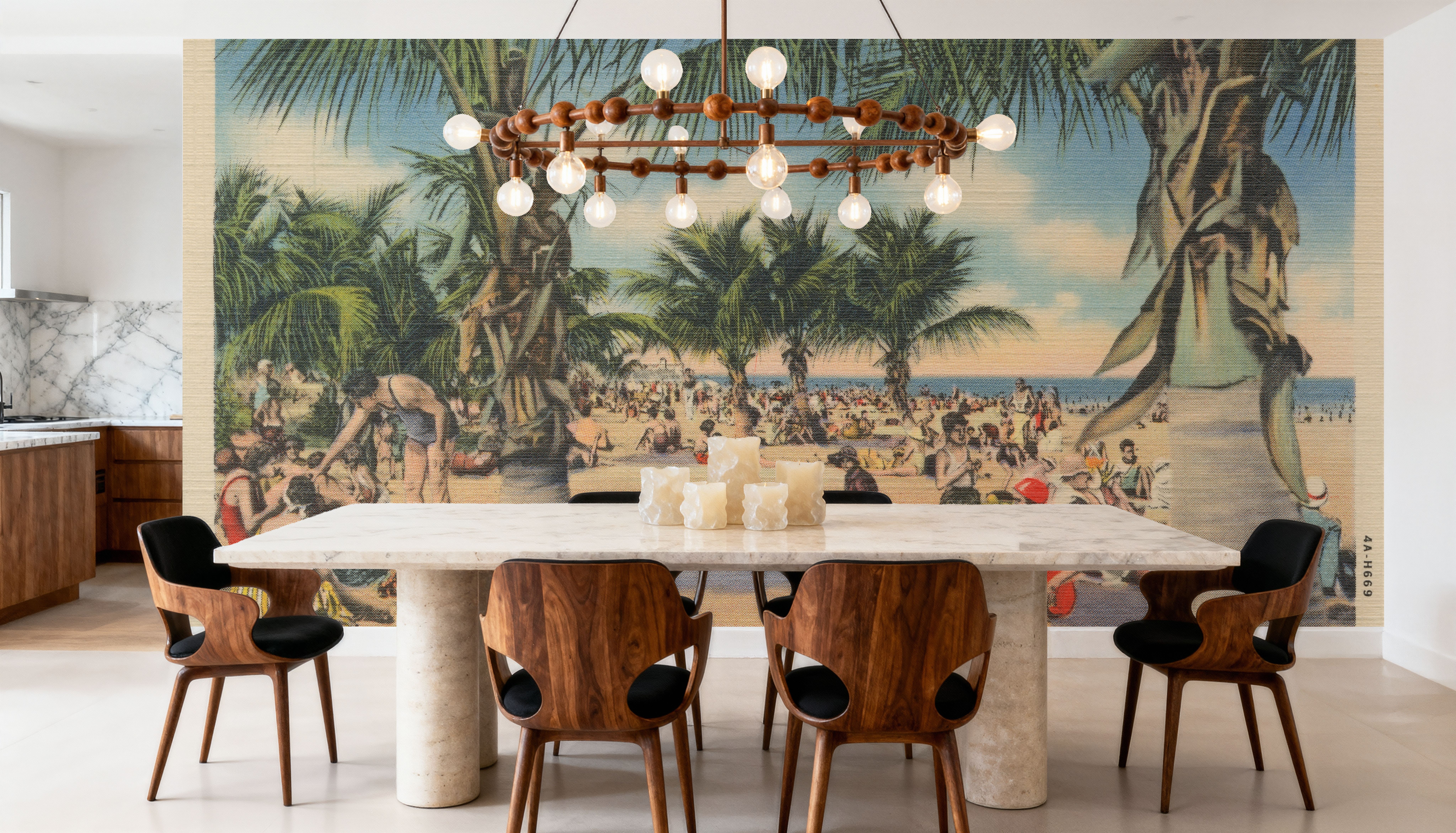 Miami Beach Postcard - Screenprint