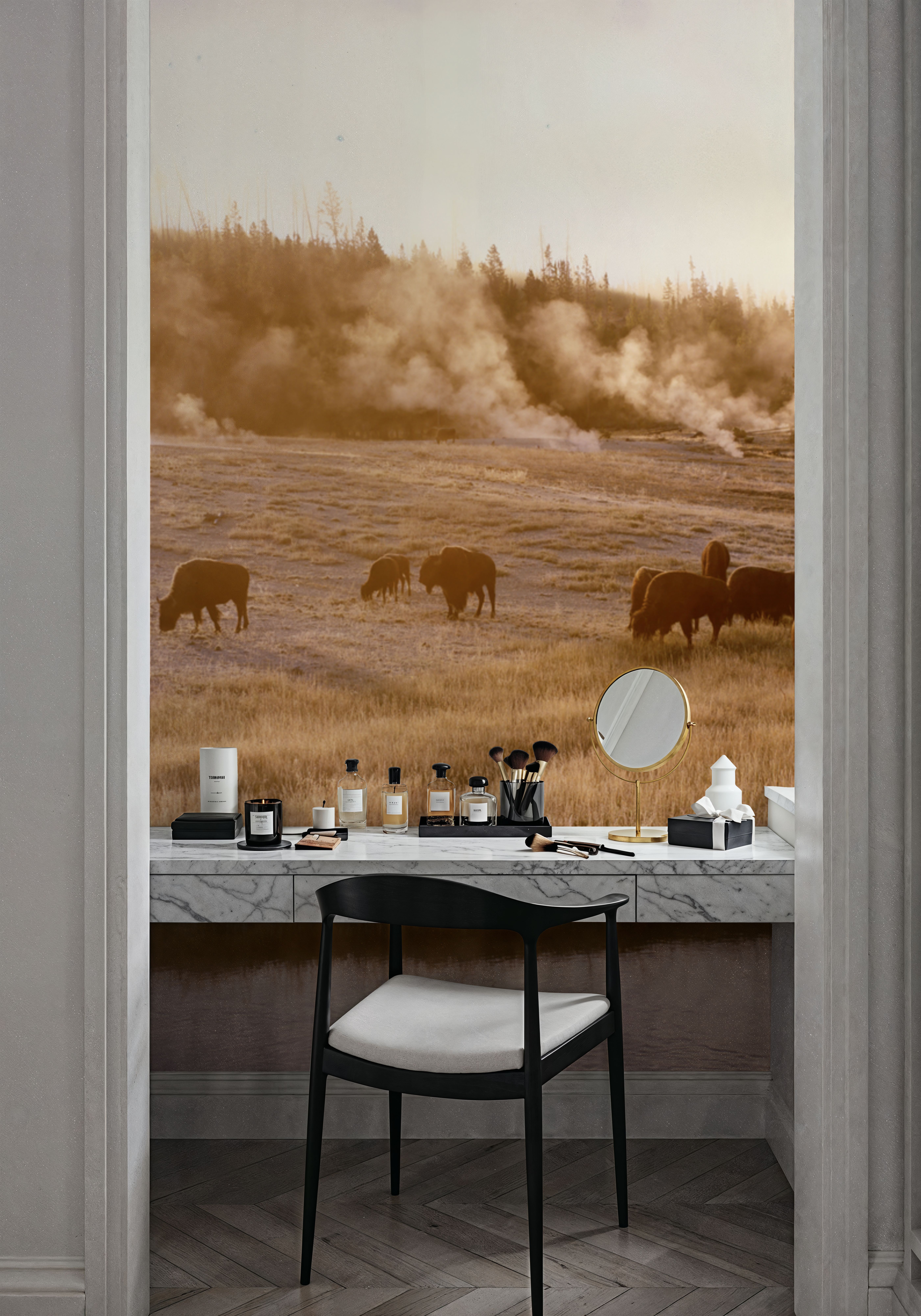 Bison Firehole River