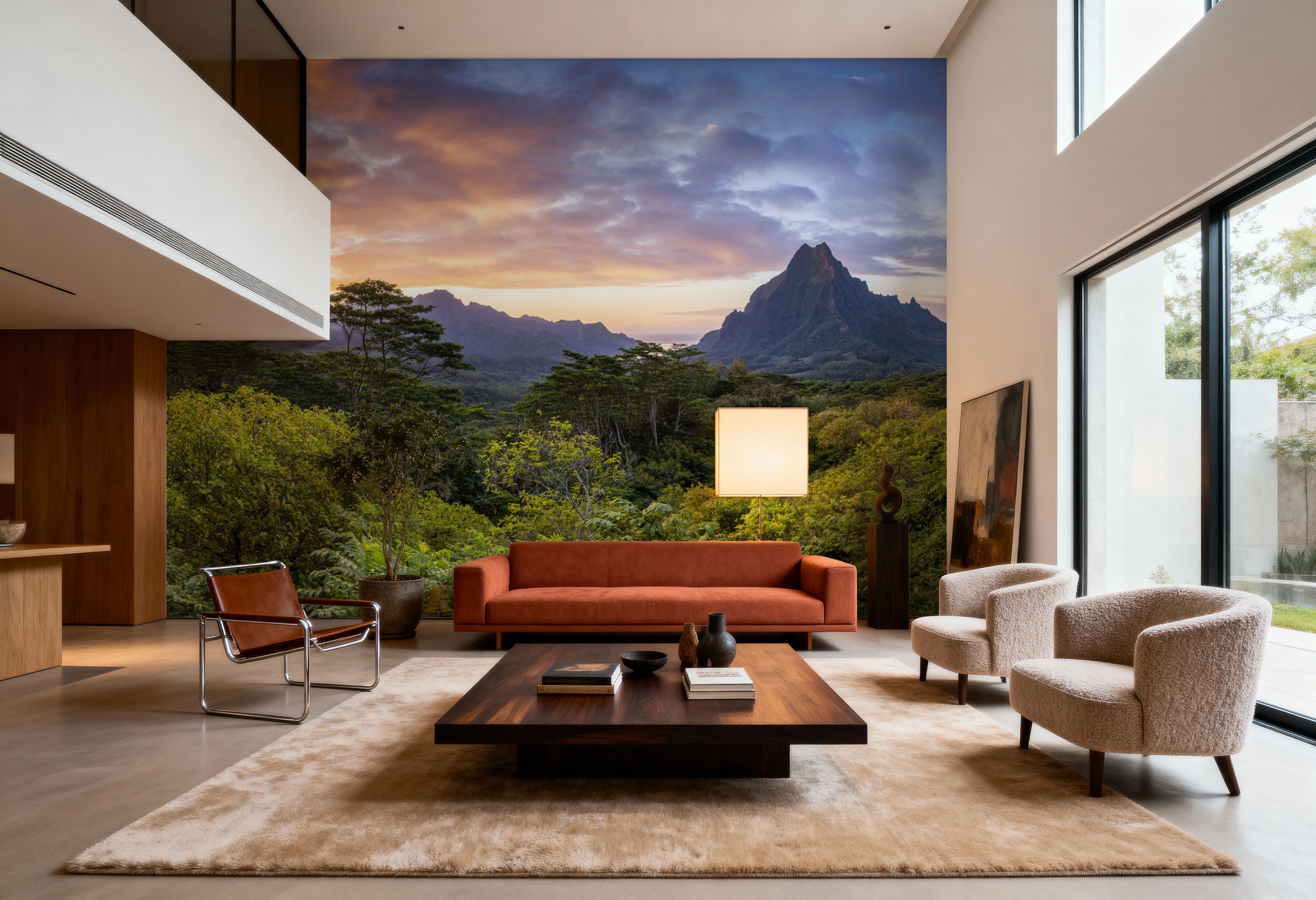 Sunset Over Moorea Island, Wallpaper