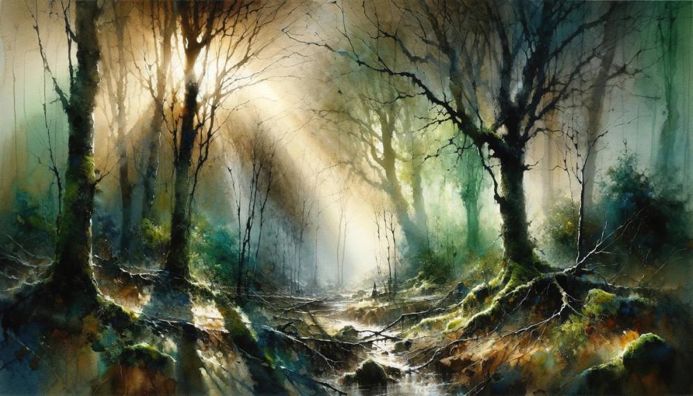 Misty Forest Awakening