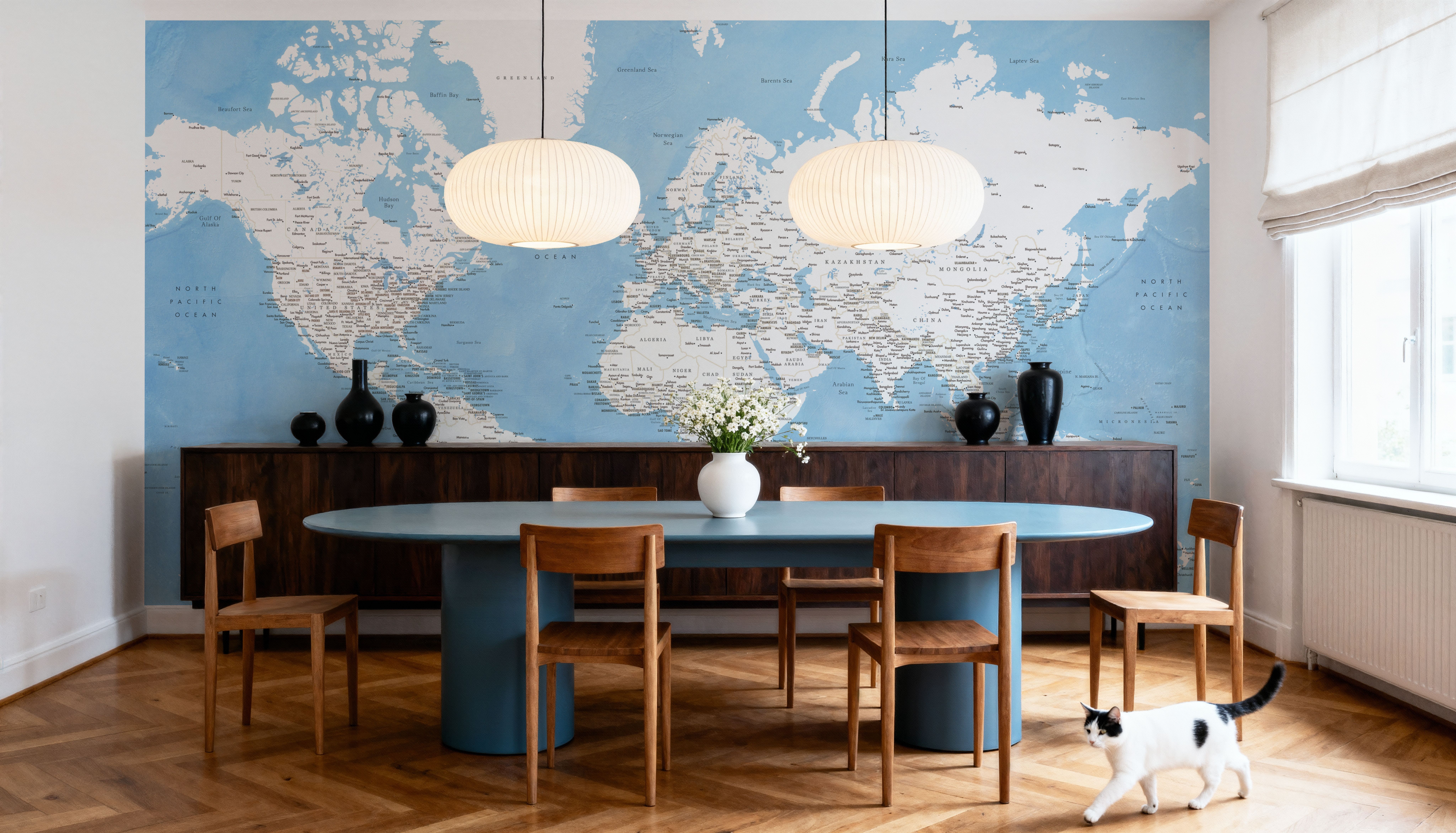 World Map Cities - Naolin