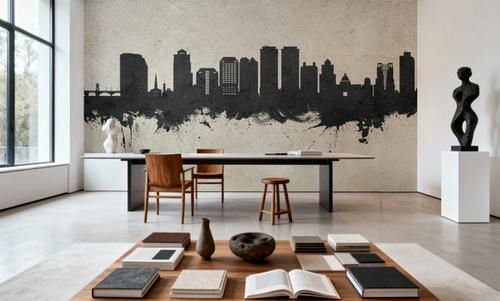 West Palm Beach Florida Skyline Concrete