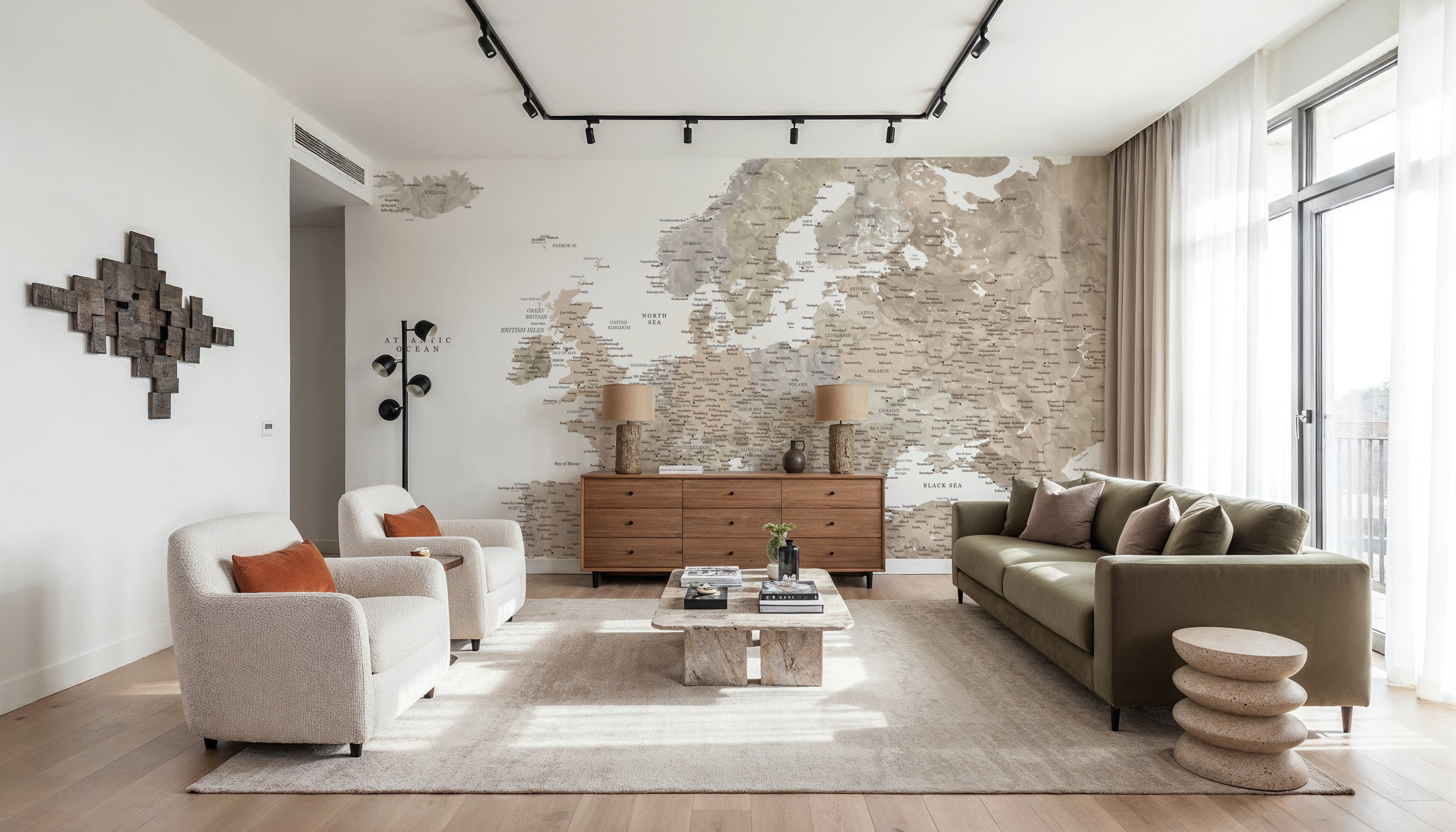 Europe Map Detailed - Abey