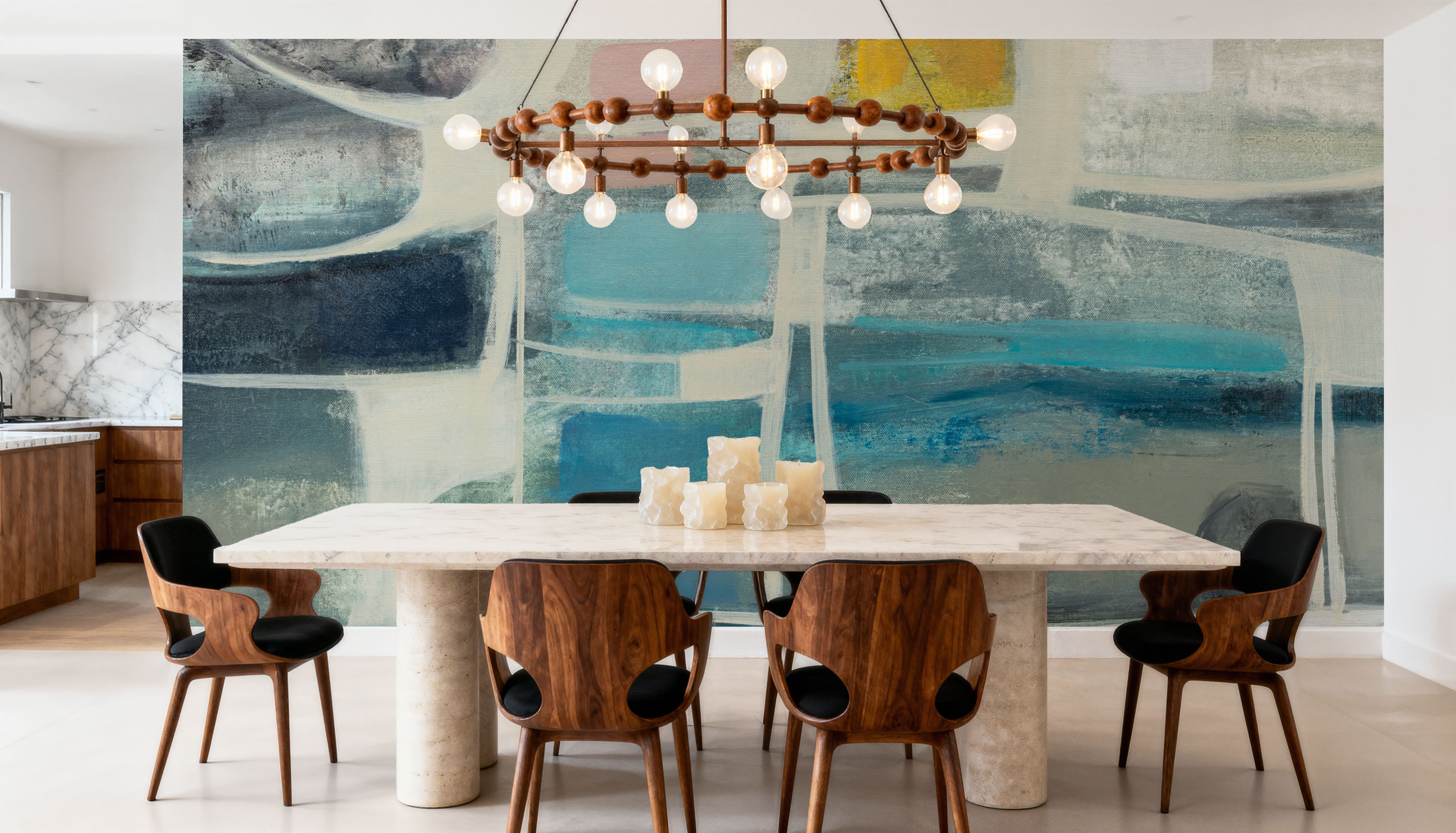 Mid Modern Vintage, Wallpaper