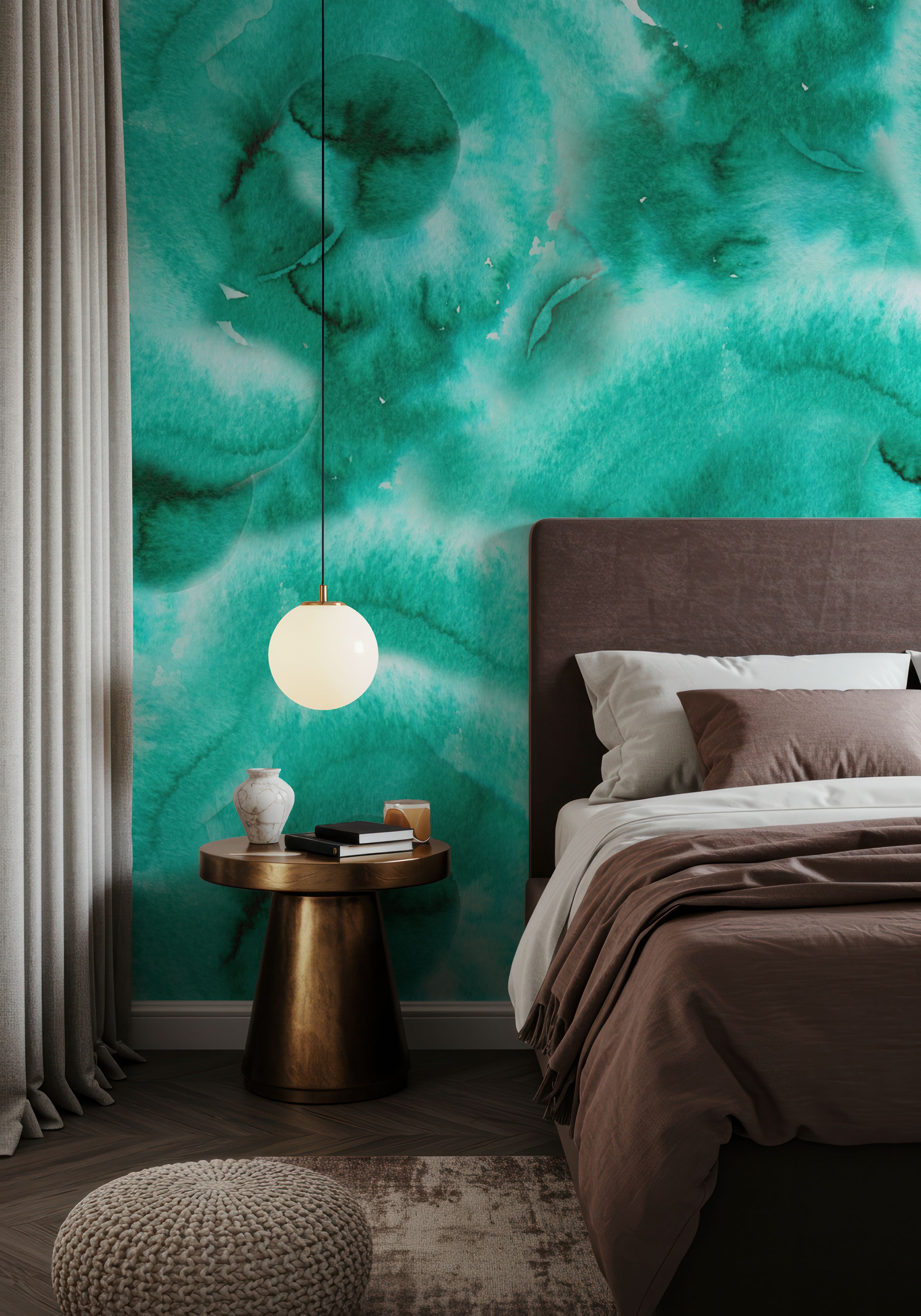 Turquoise Tide, Wallpaper