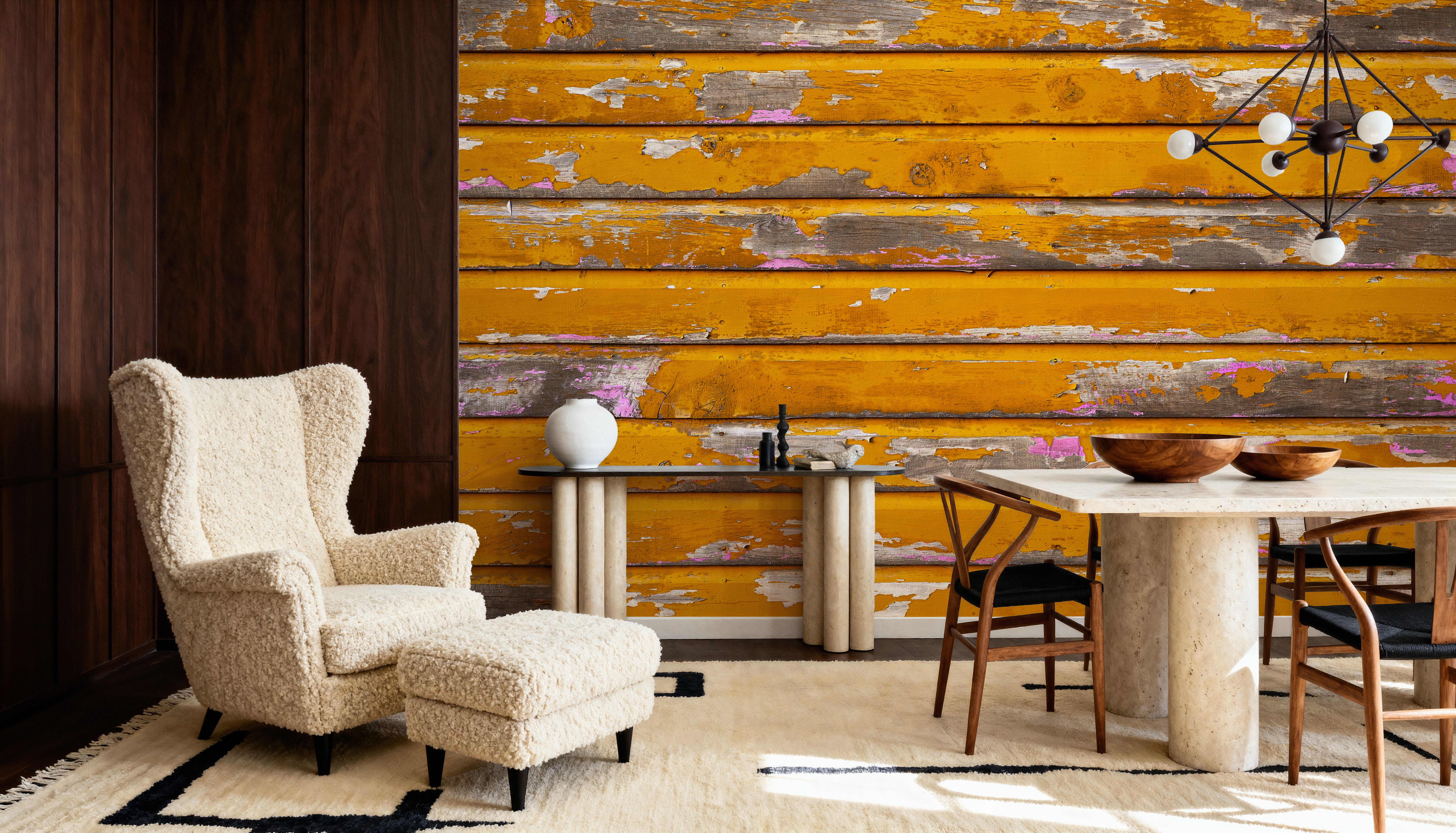 Sunworn Timber, Tapeten