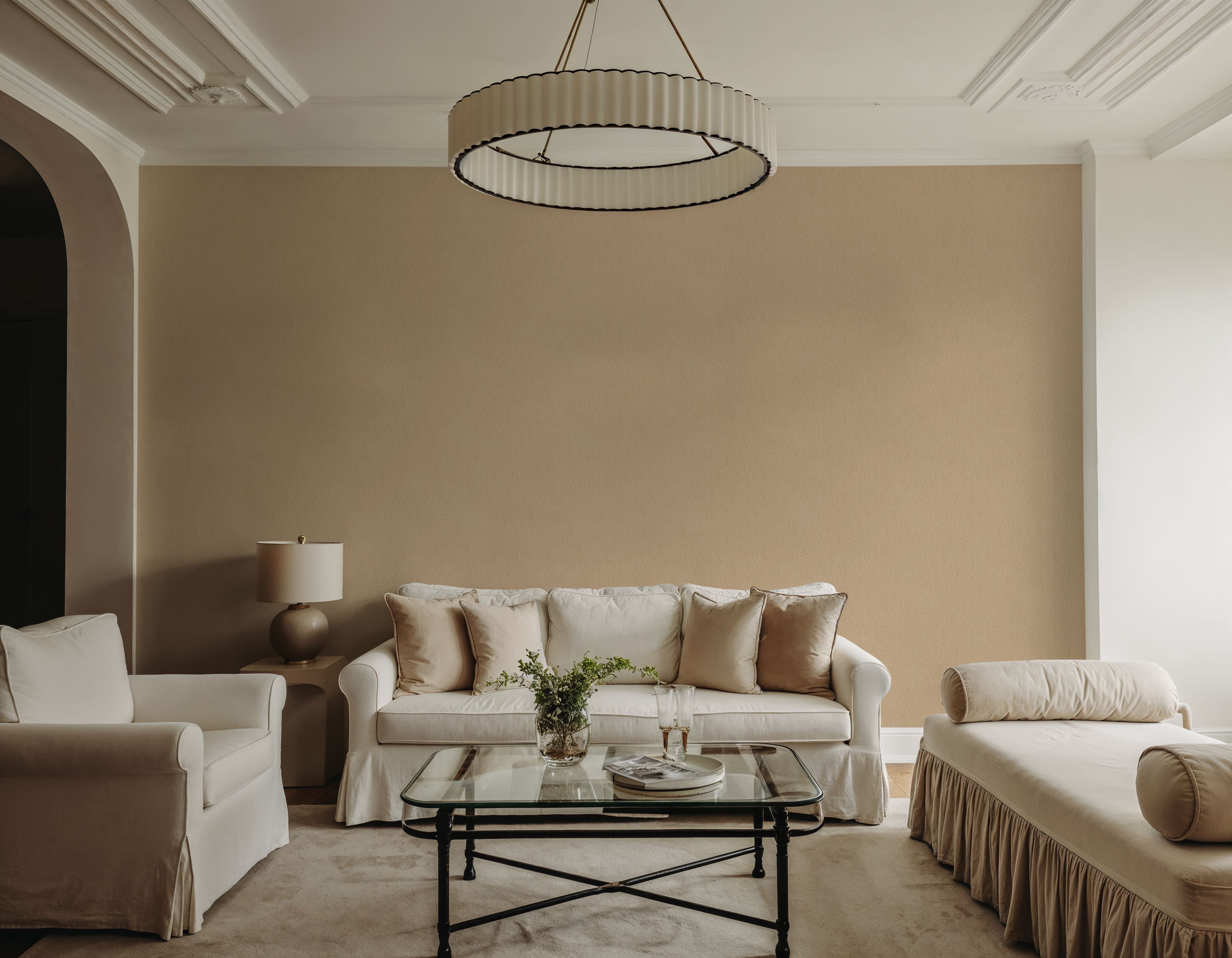 Faux Sand Stucco Finish, Beige